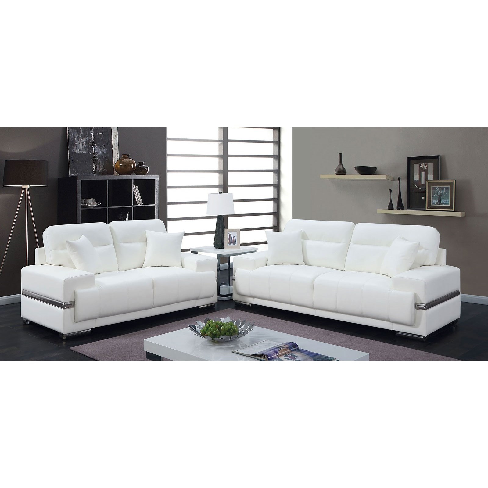 Contemporary faux leather sofa new arrivals
