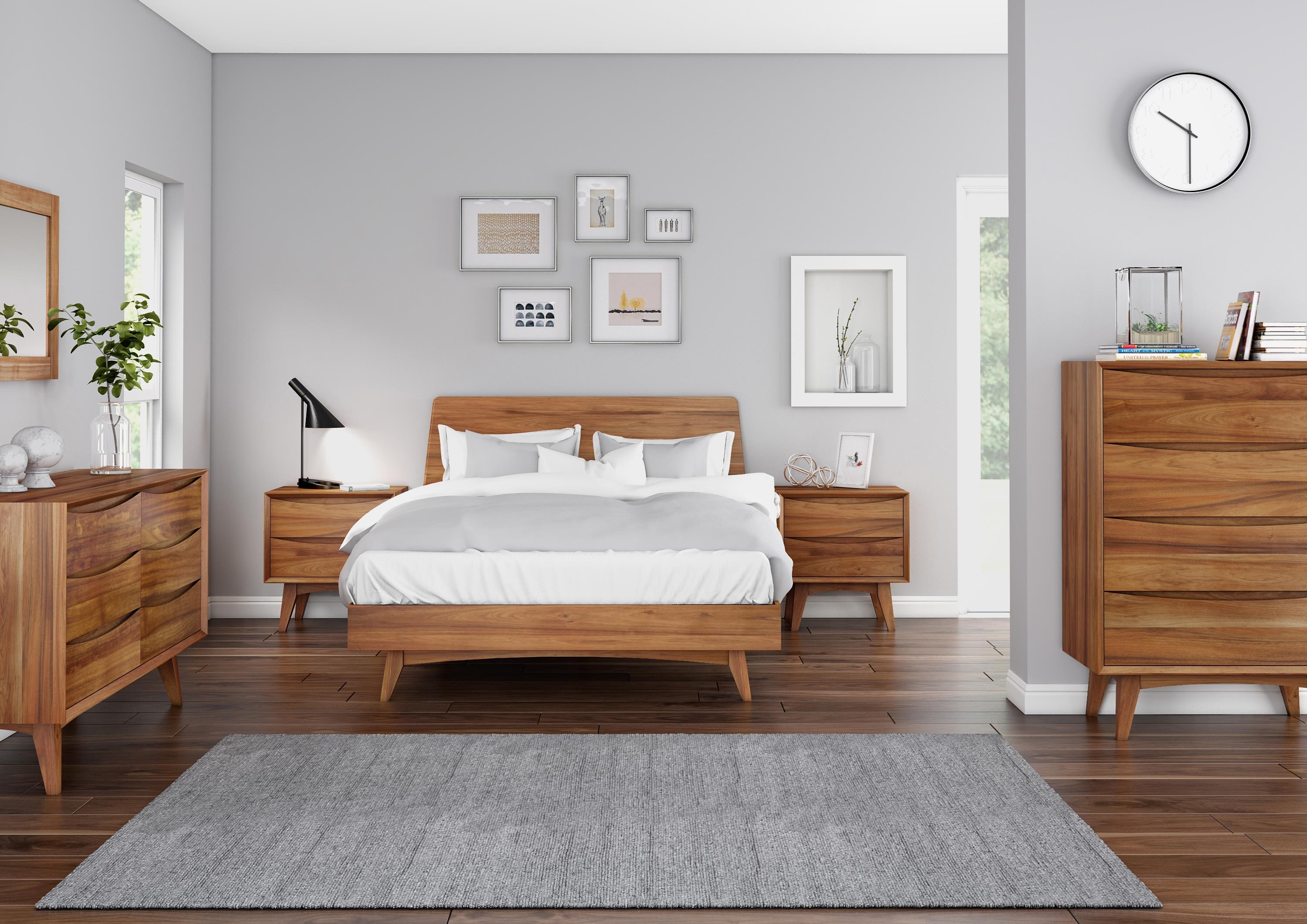 Mid century modern on sale bedroom set king