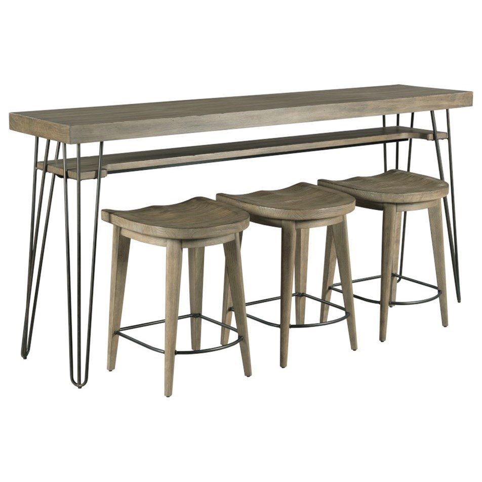 Hammary Sanbern 051 690 Mid Century Modern Bar Stool Crowley