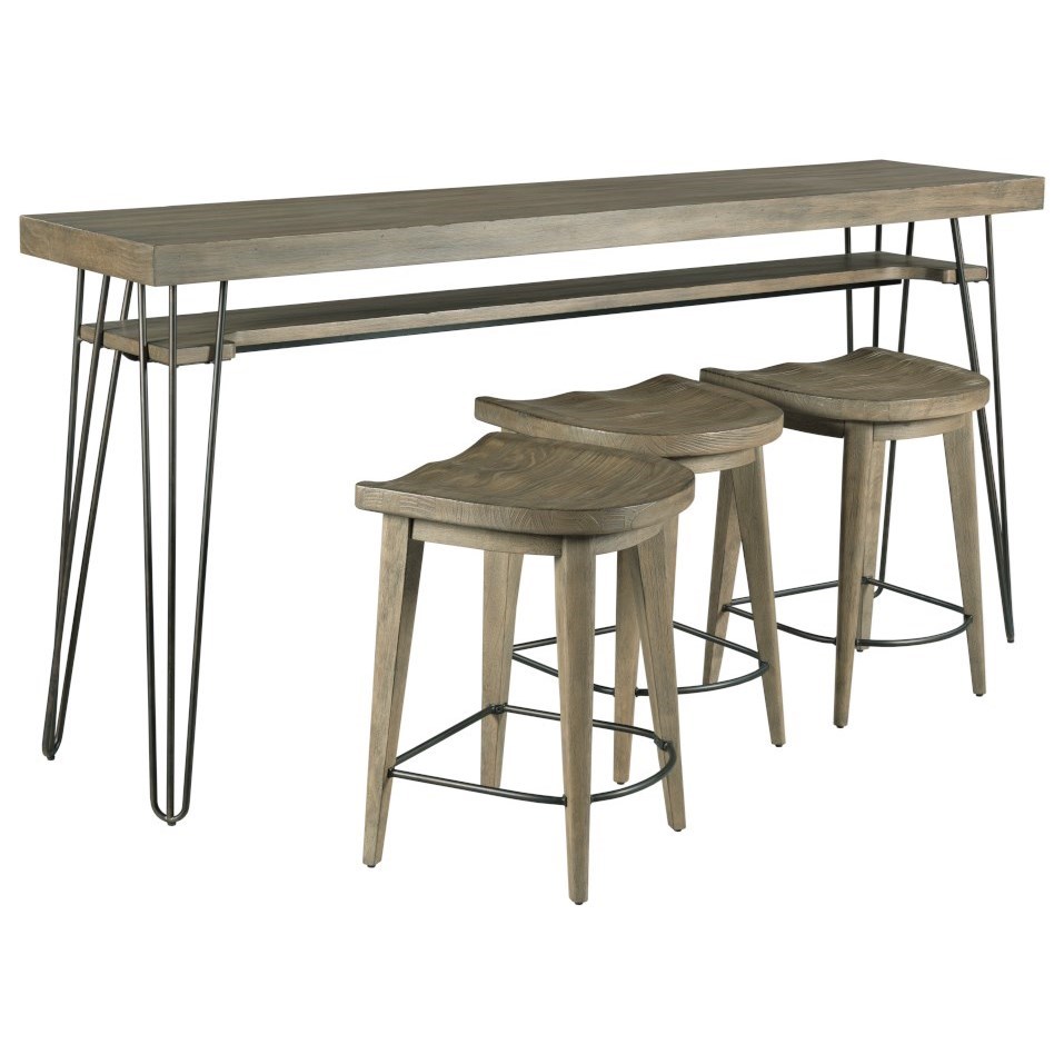 Mid century modern store high top table