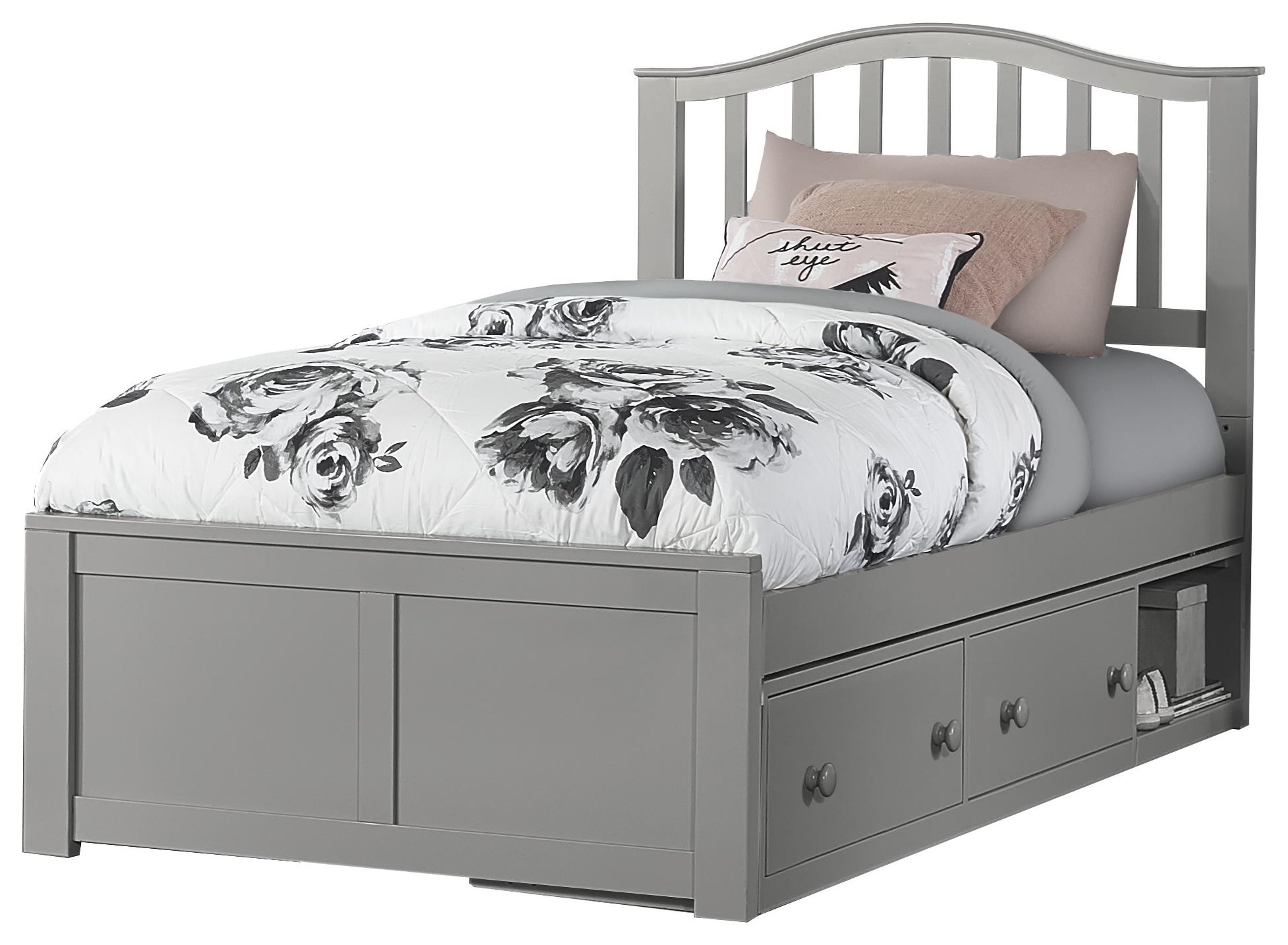 Finley bunk bed frame with storage deals