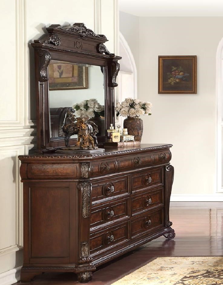 Antique dressers sales with mirrors