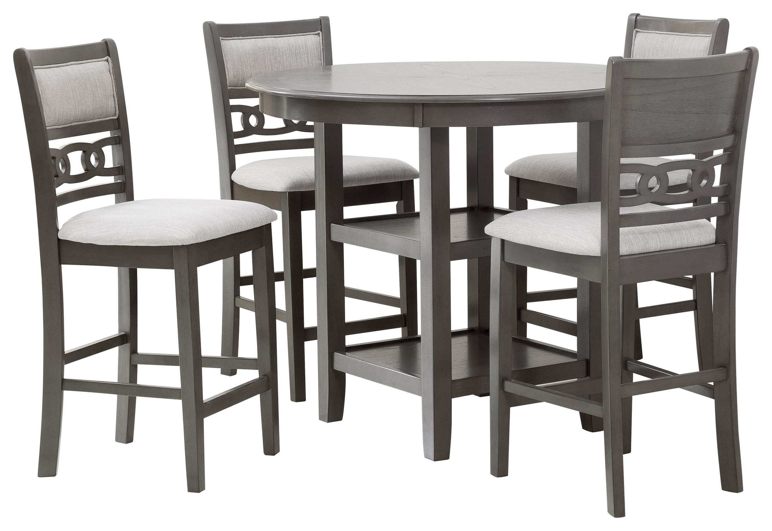 Homelegance Mindy SH1155GRY 36 Counter Height Table and 4 Stools