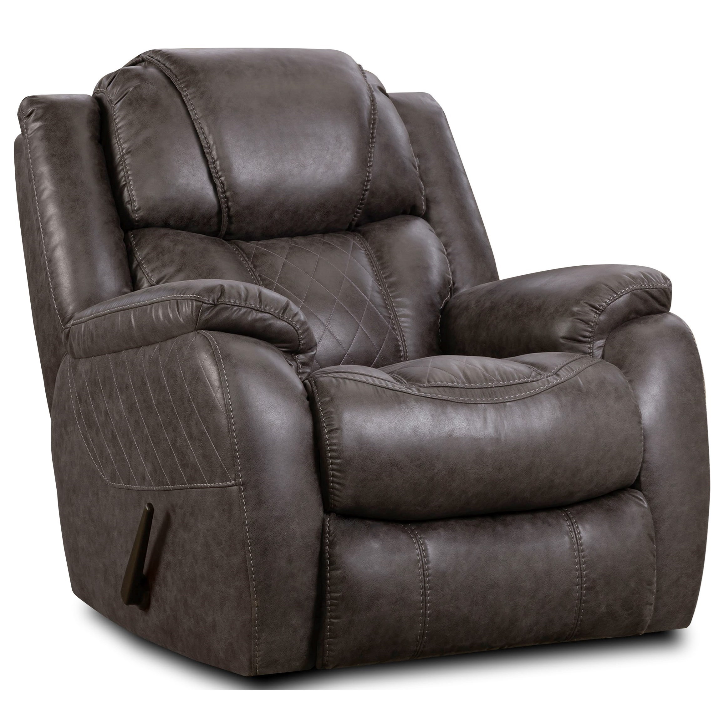 HomeStretch 182 42363 Casual Style Plush Rocker Recliner VanDrie