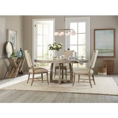 48 round white pedestal table top