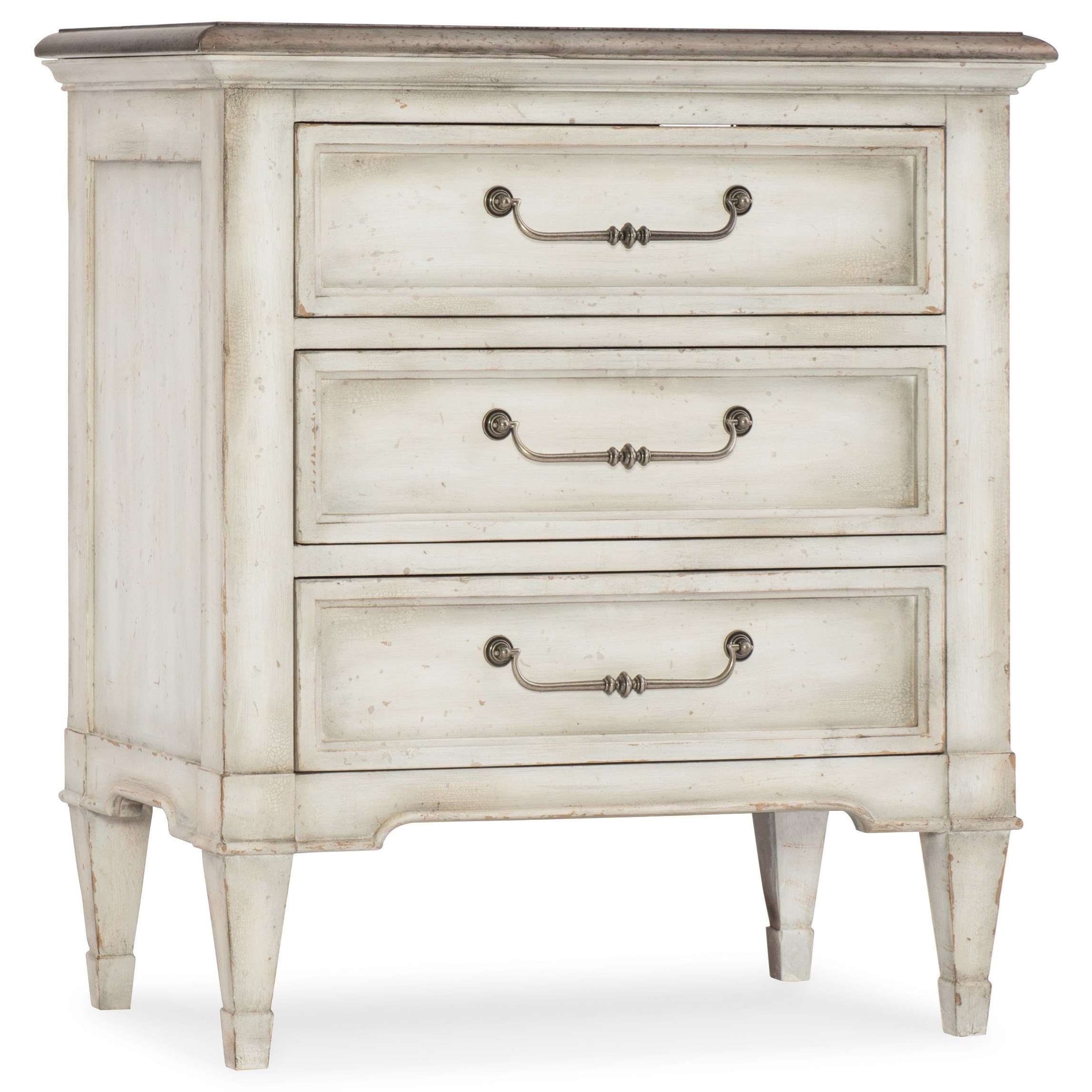 White nightstands shop with usb ports