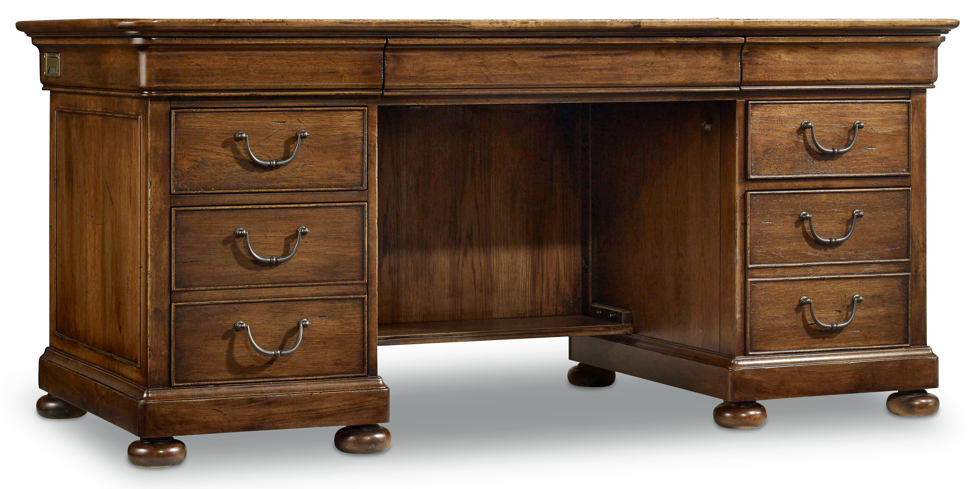Home office desk with locking drawers deals