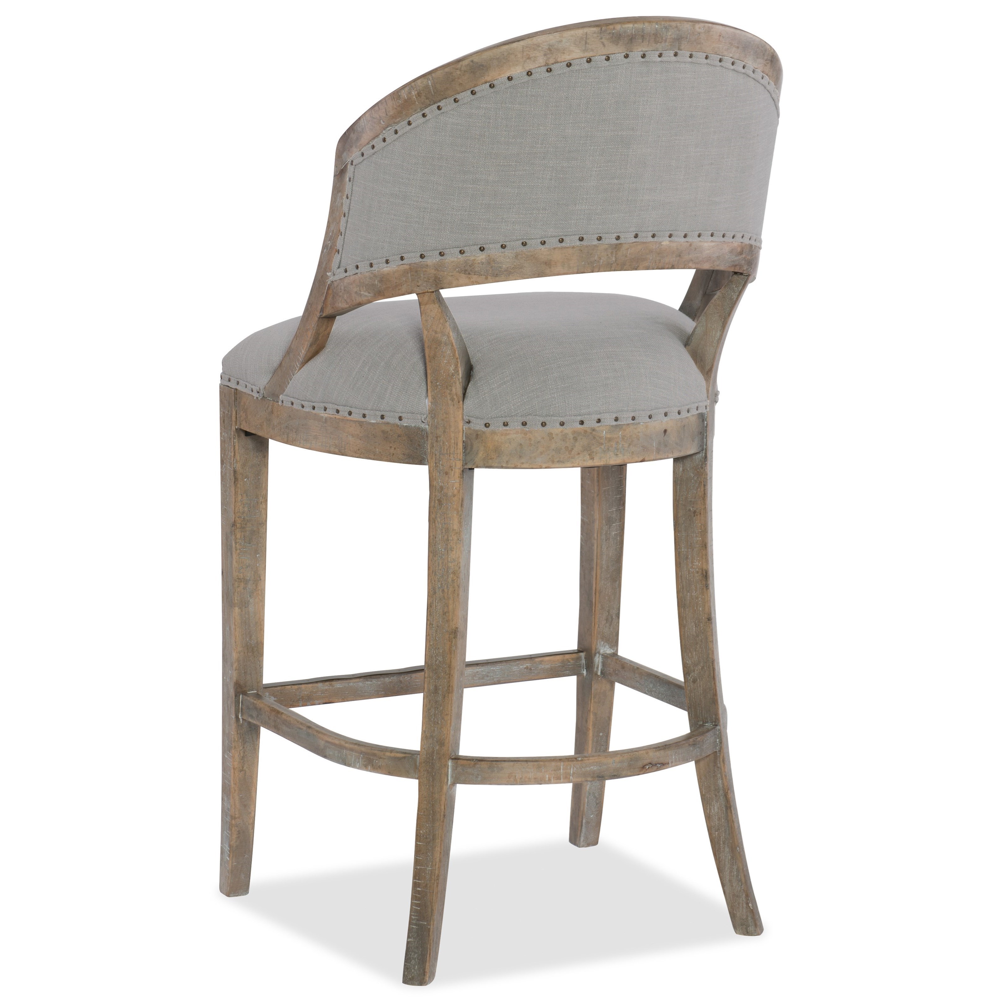 Barrel back counter sales height stools