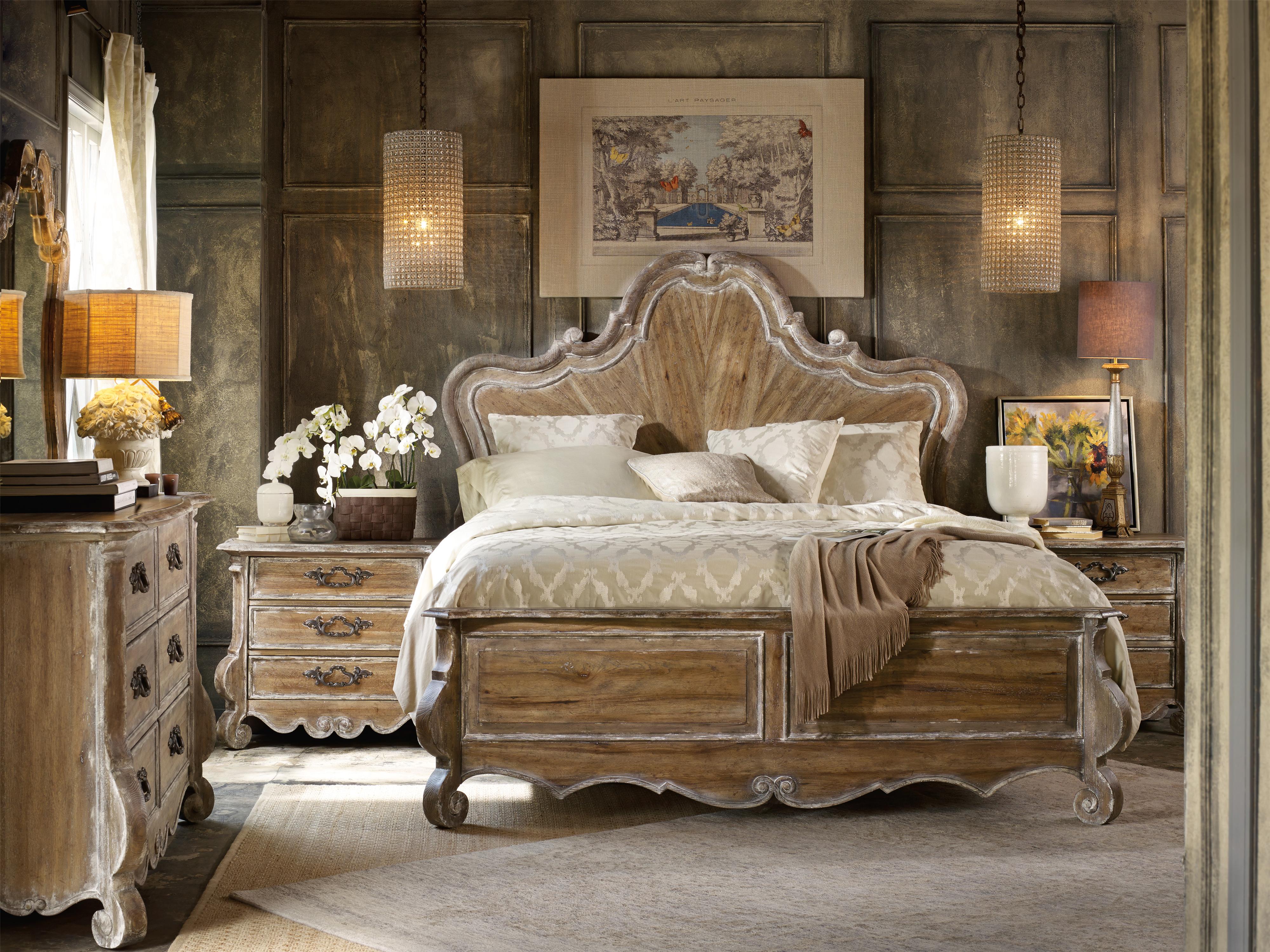 Wood online scroll headboard