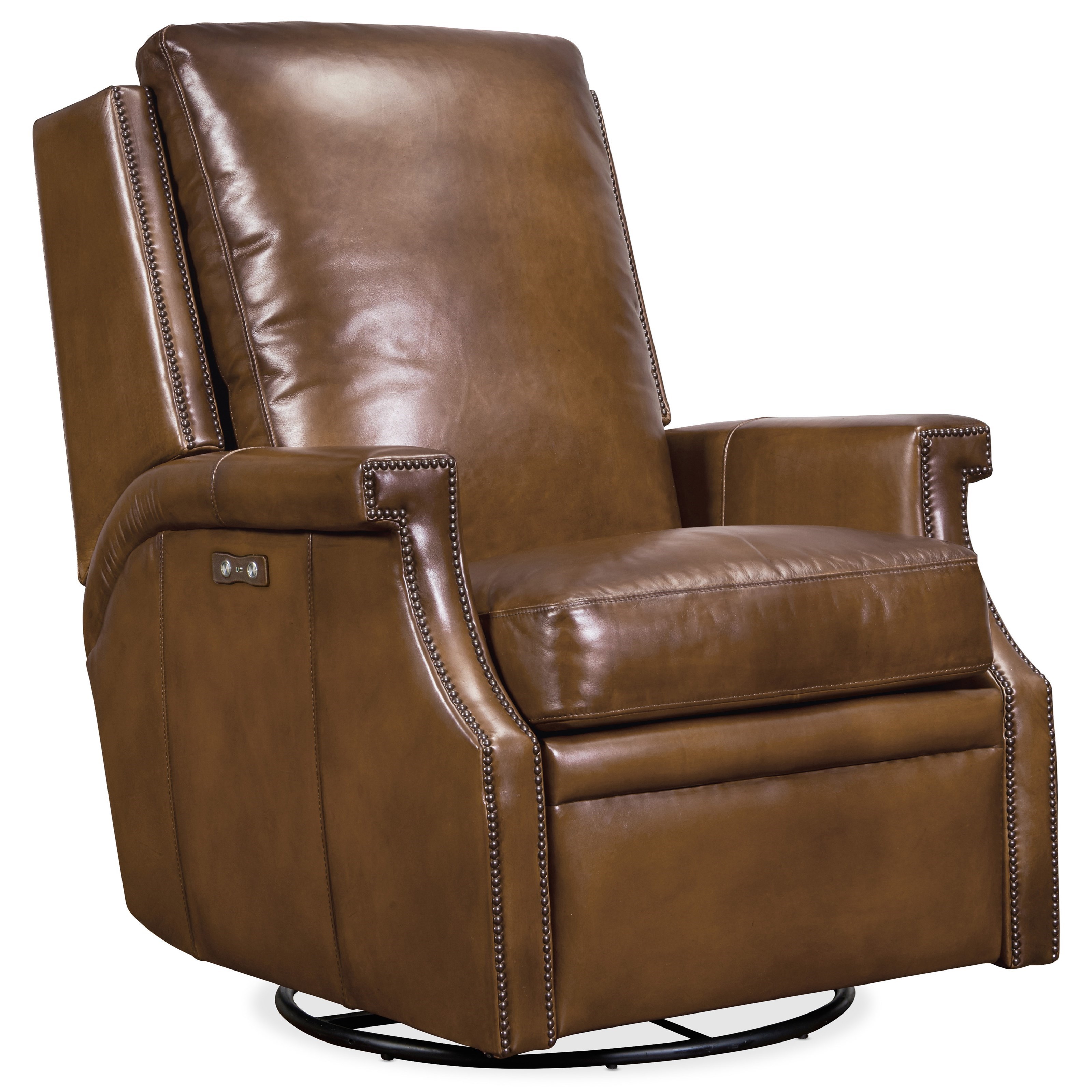 Manhattan gliding recliner caramel leather cheap