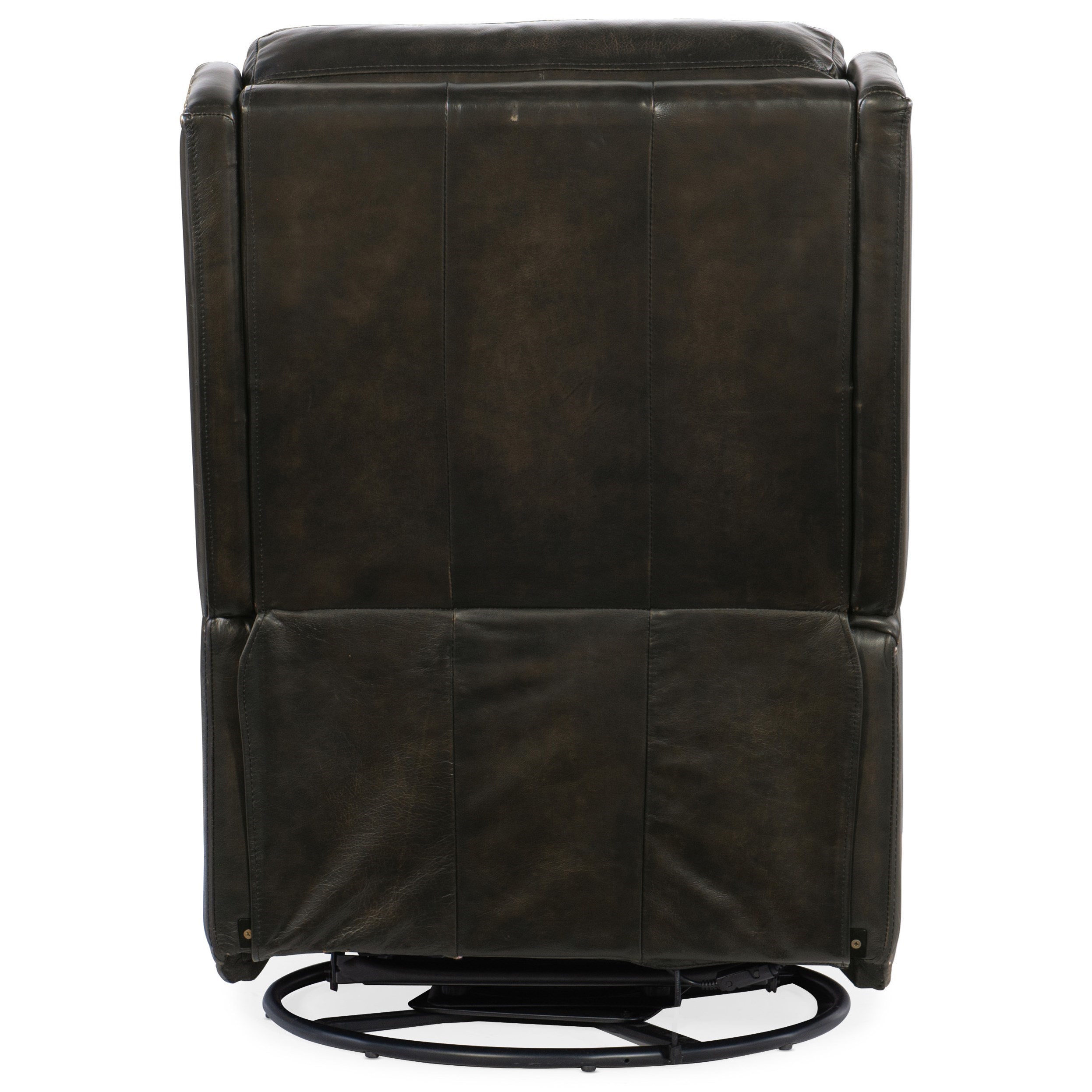 Hooker Furniture Declan RC251 PSWGL 089 Traditional Leather Power Swivel Glider Recliner Zak s Home Recliner High Leg