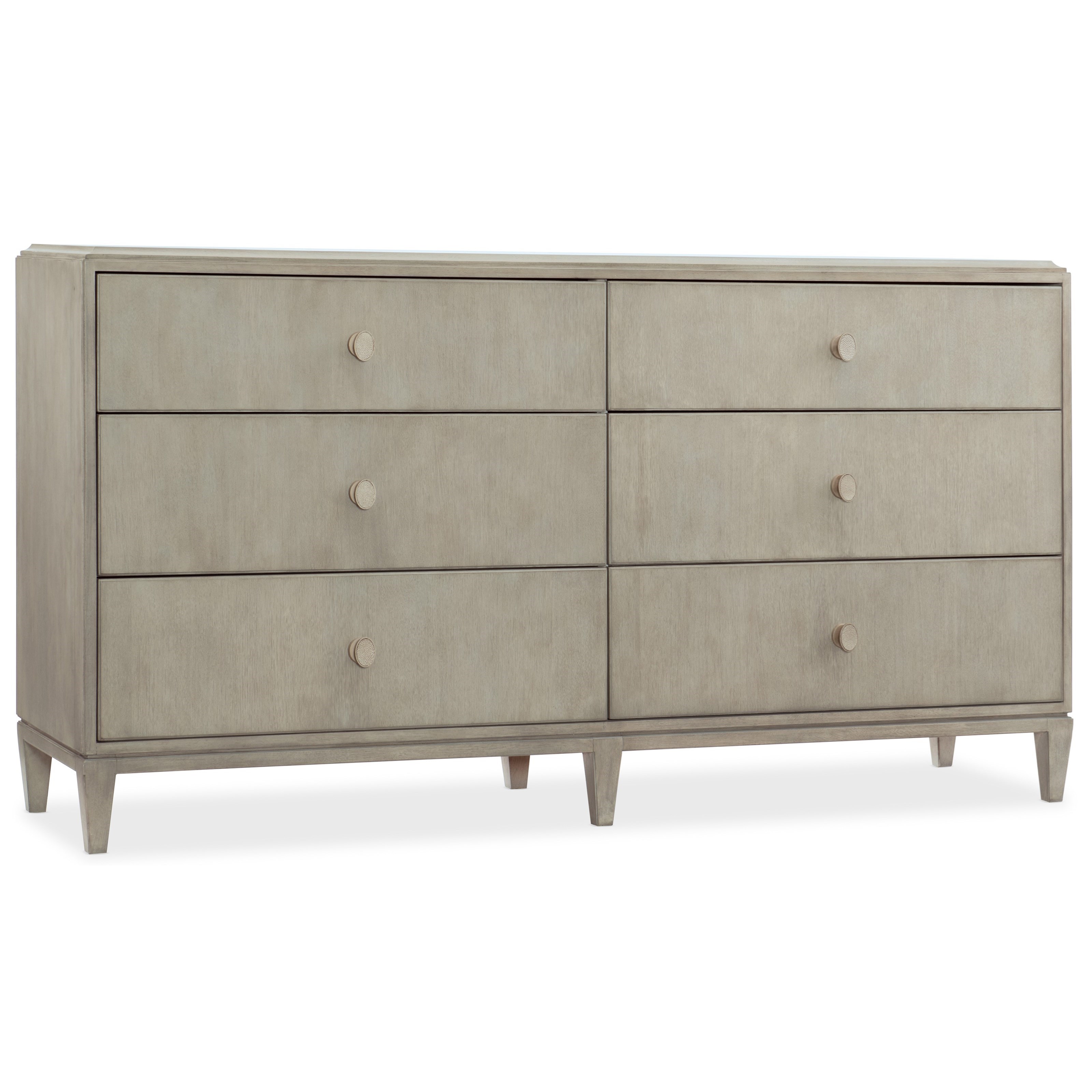 White store shagreen dresser