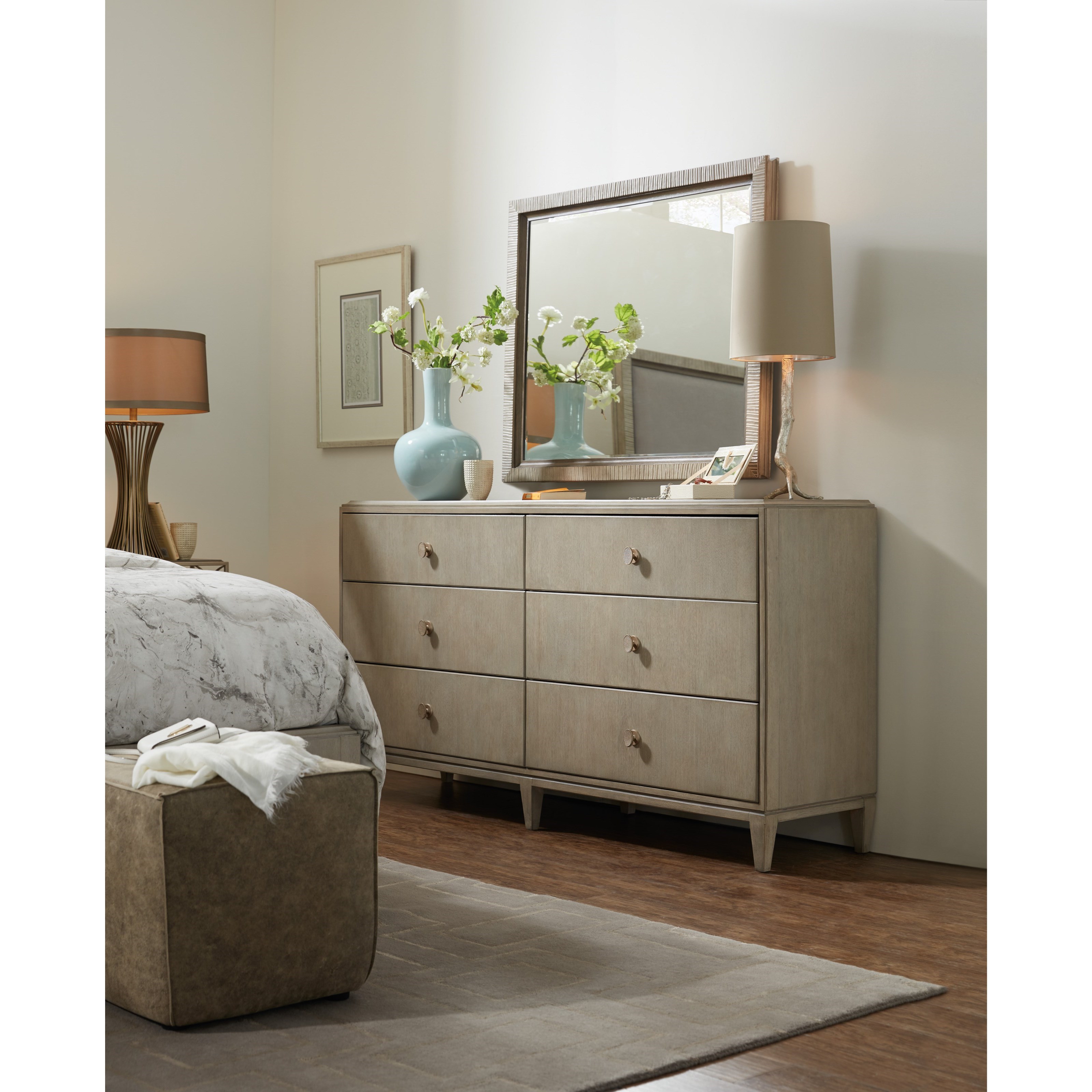 Virginia 6 drawer double online dresser