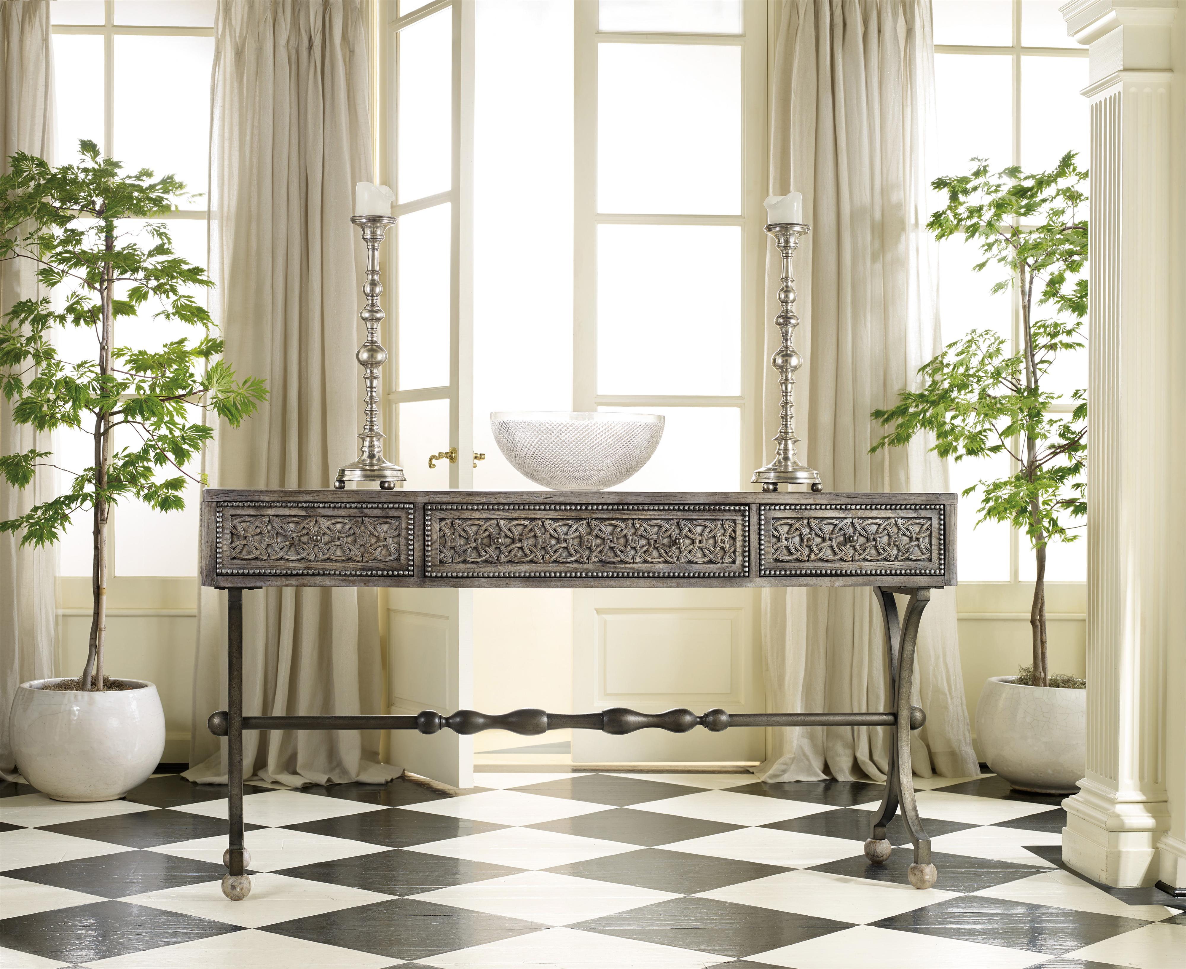 Hooker Furniture Melange 638 85091 Traditional Console Table with