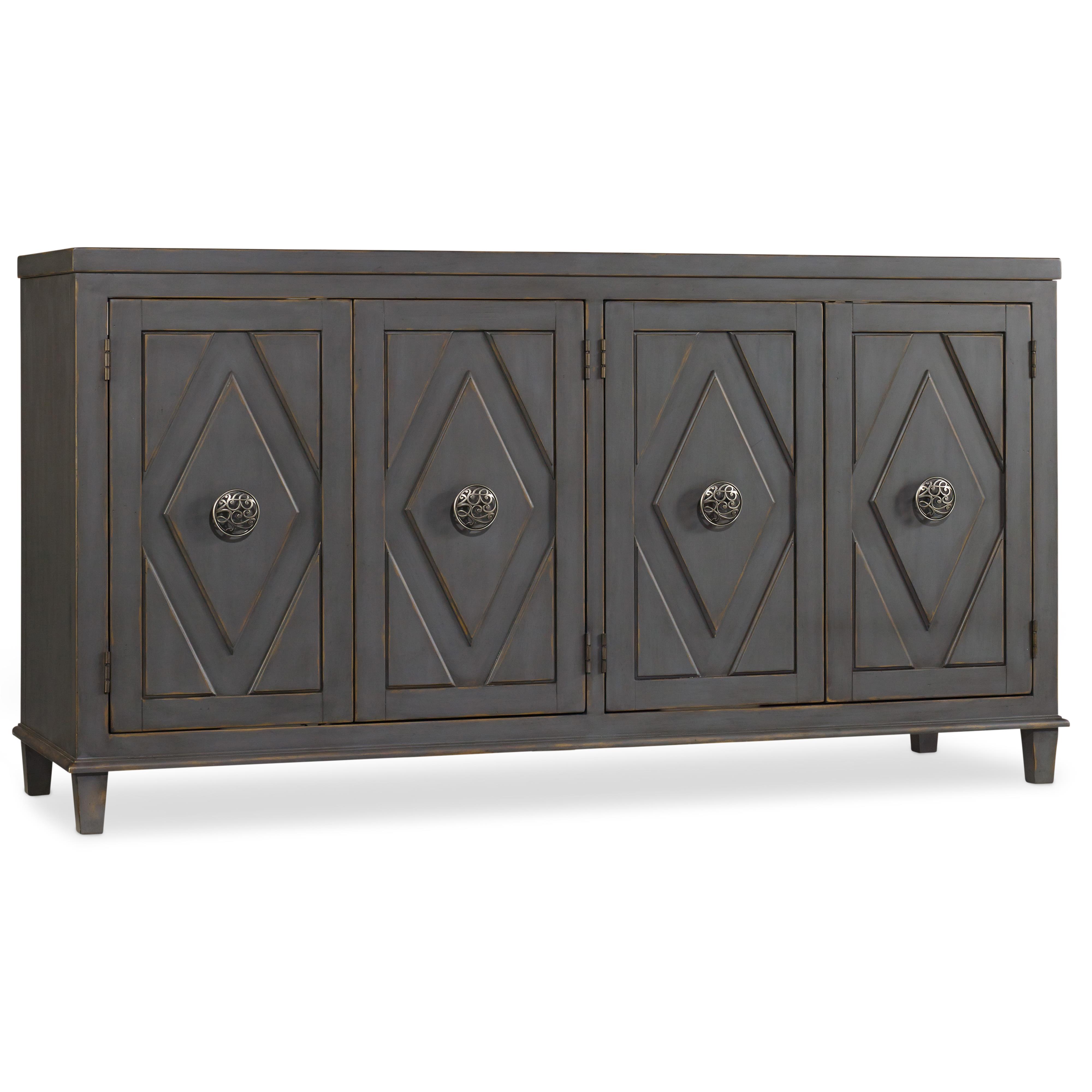 Hooker Furniture Melange 638 85159 Transitional TV Console with 4