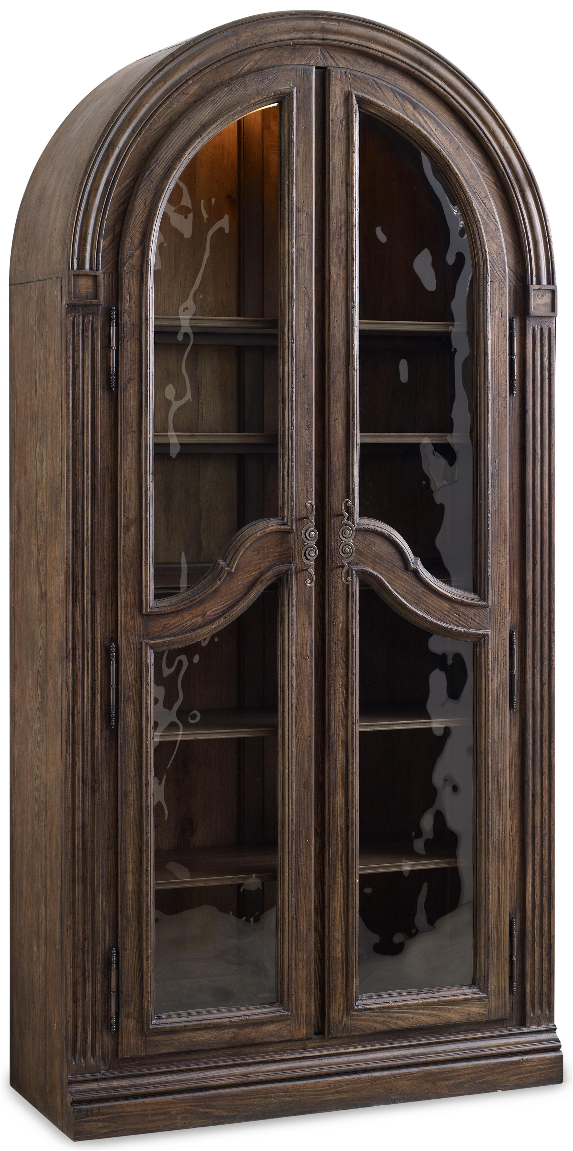 Arch sales curio cabinet