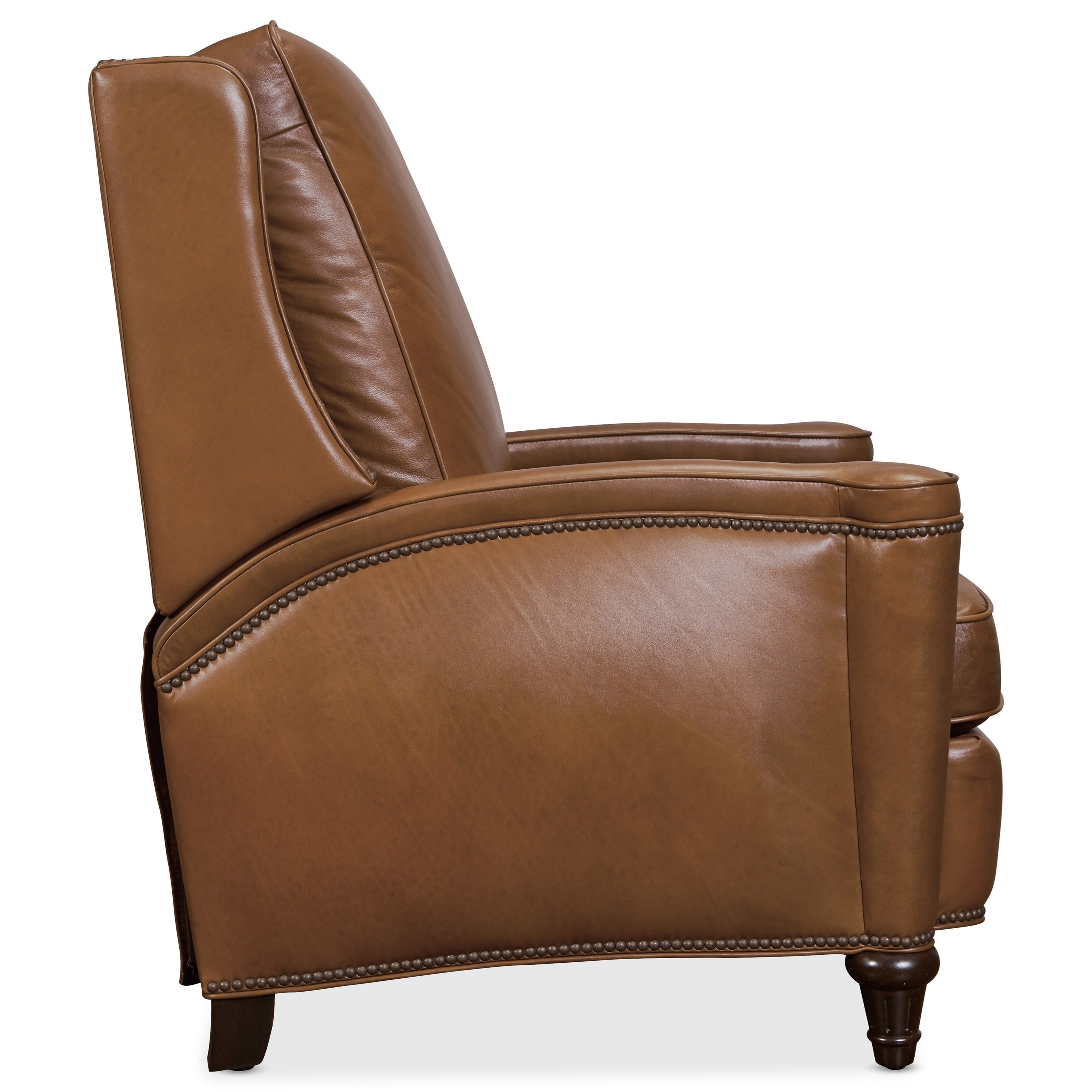 Traditional leather recliner hot sale