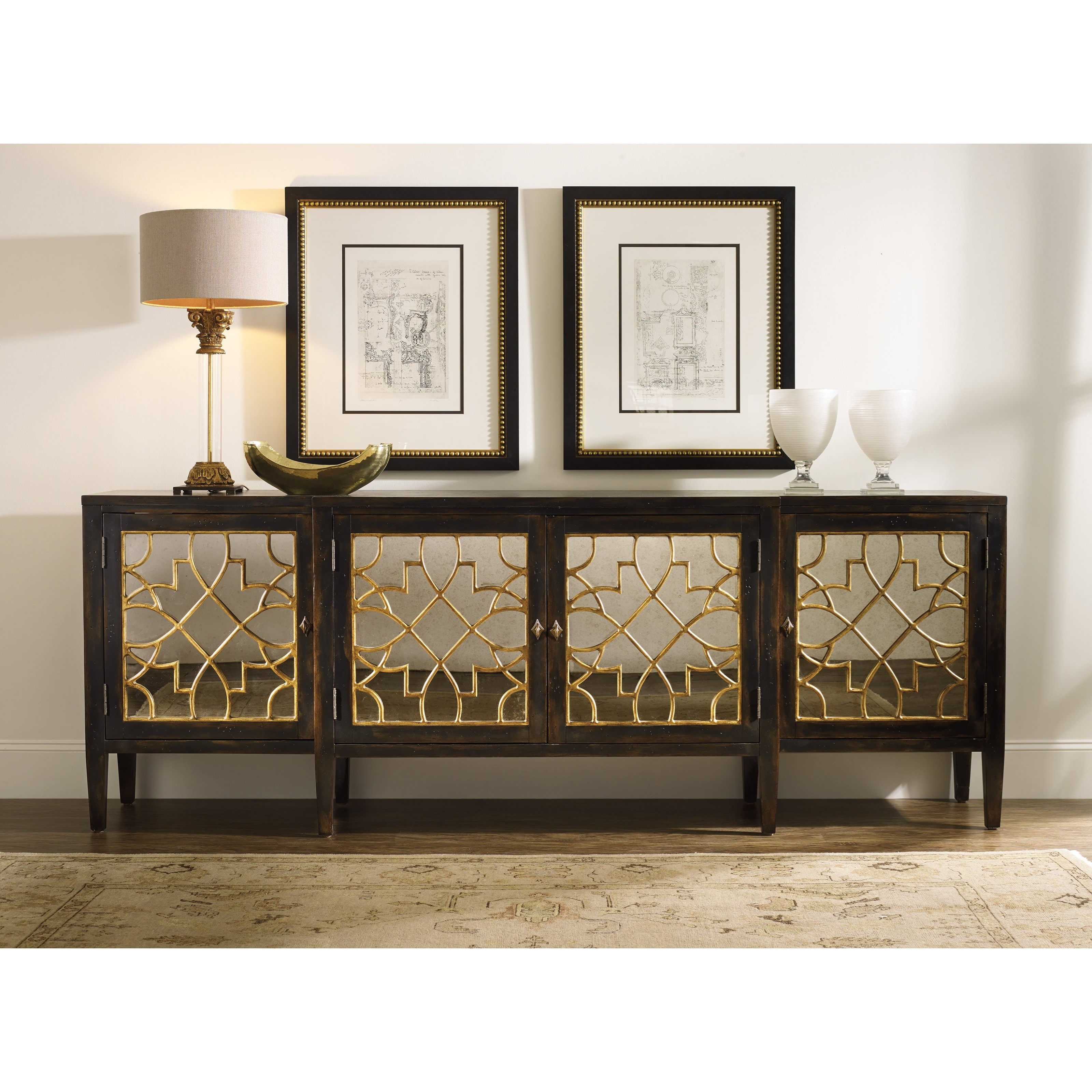 Hooker Furniture Sanctuary 3005 85005 Four Door Console with