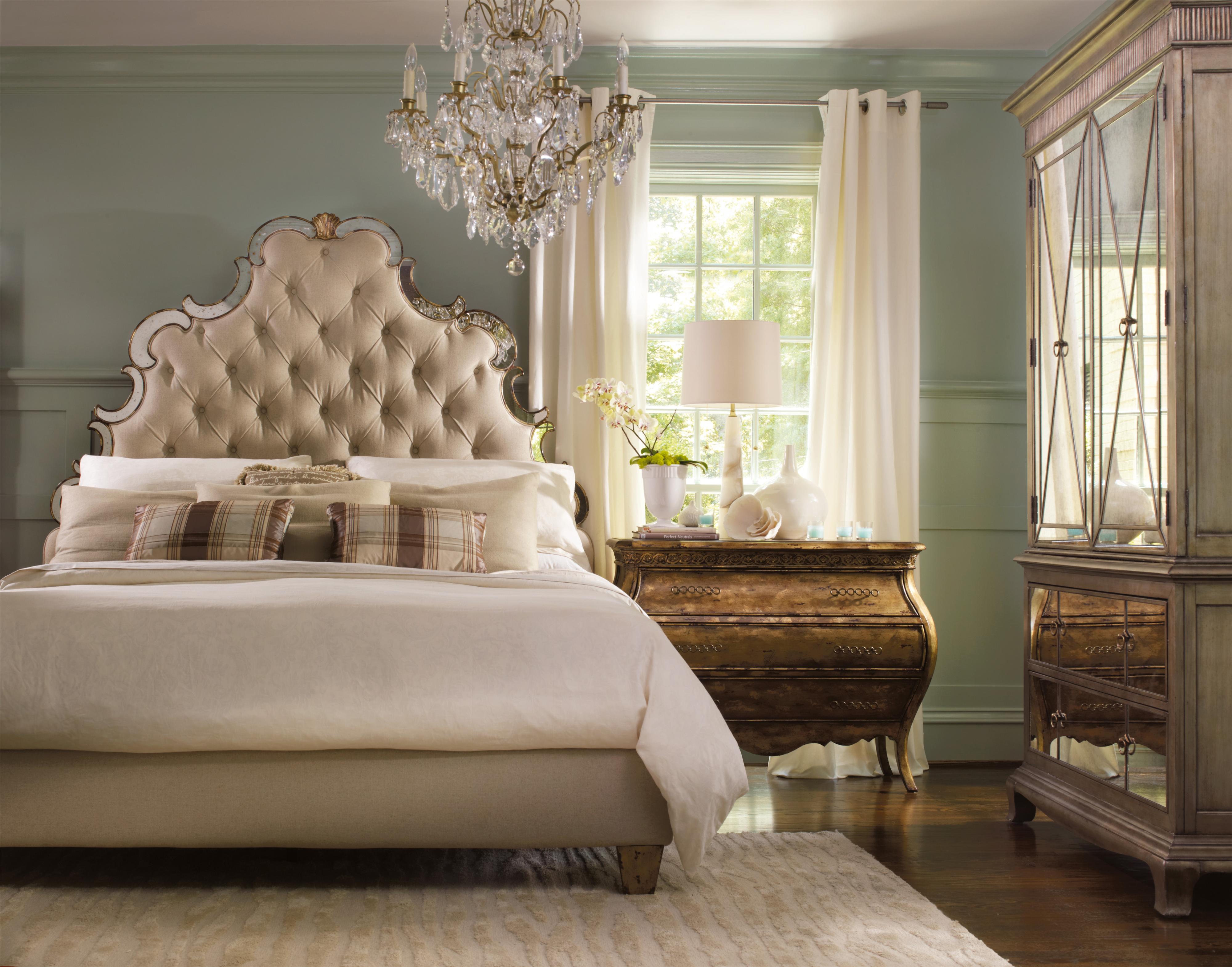 Sanctuary upholstered panel sale headboard