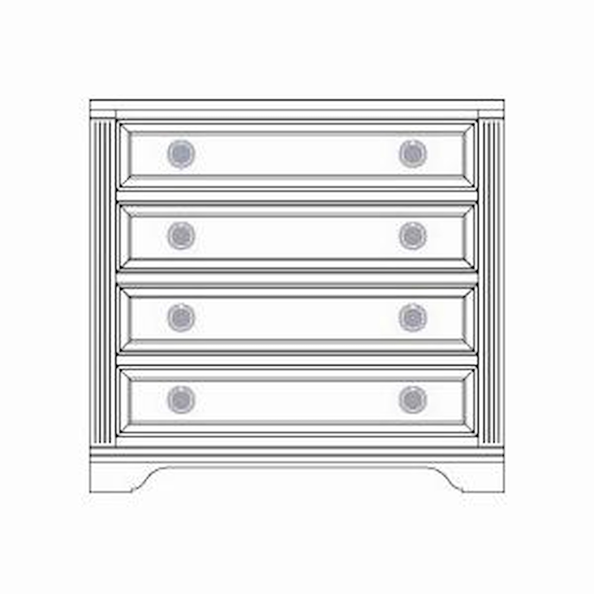 Hooker Furniture Brookhaven 281-10-416 Lateral File Cabinet with Two