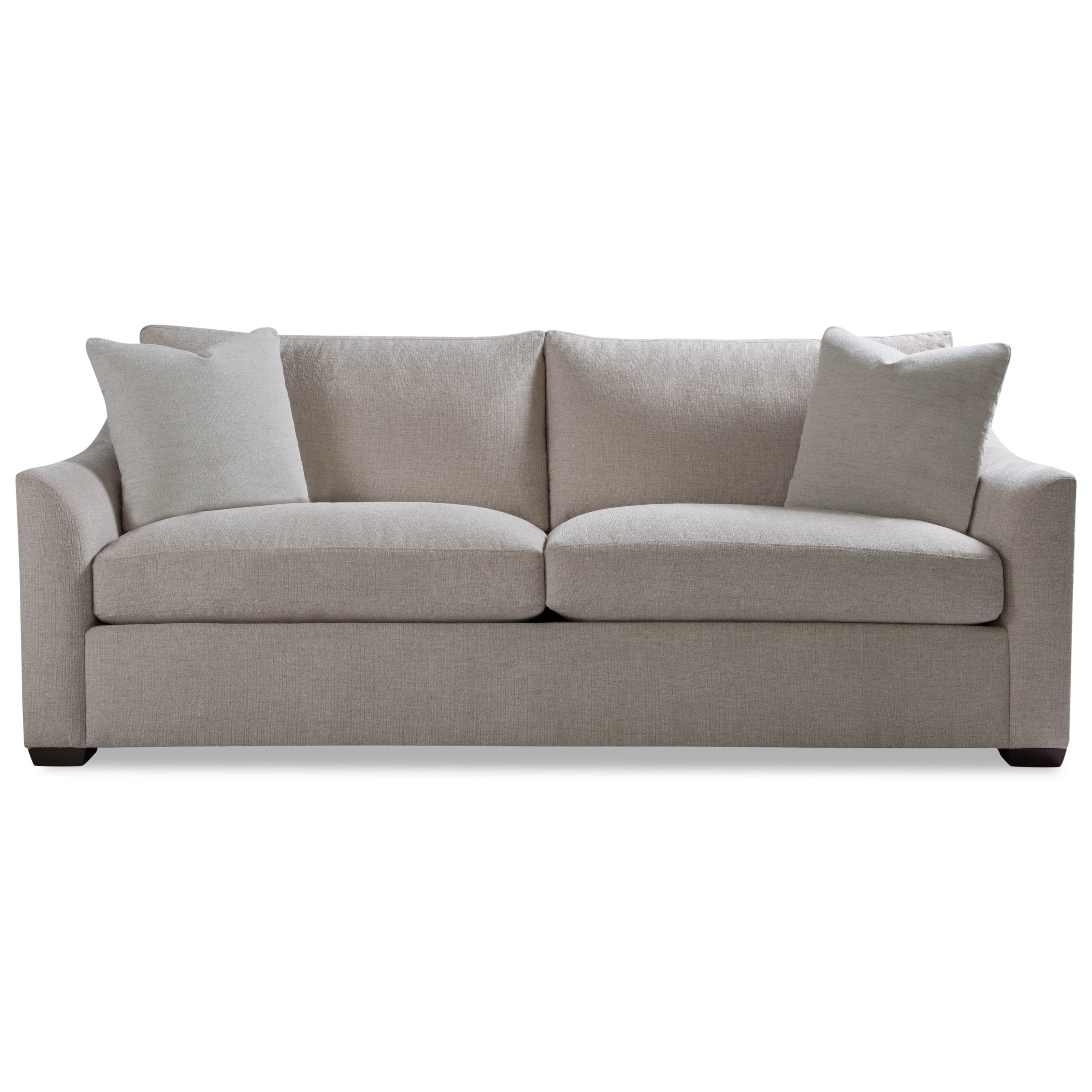 Huntington House Plush 2300 70 PURE Two Cushion Sofa with Flared