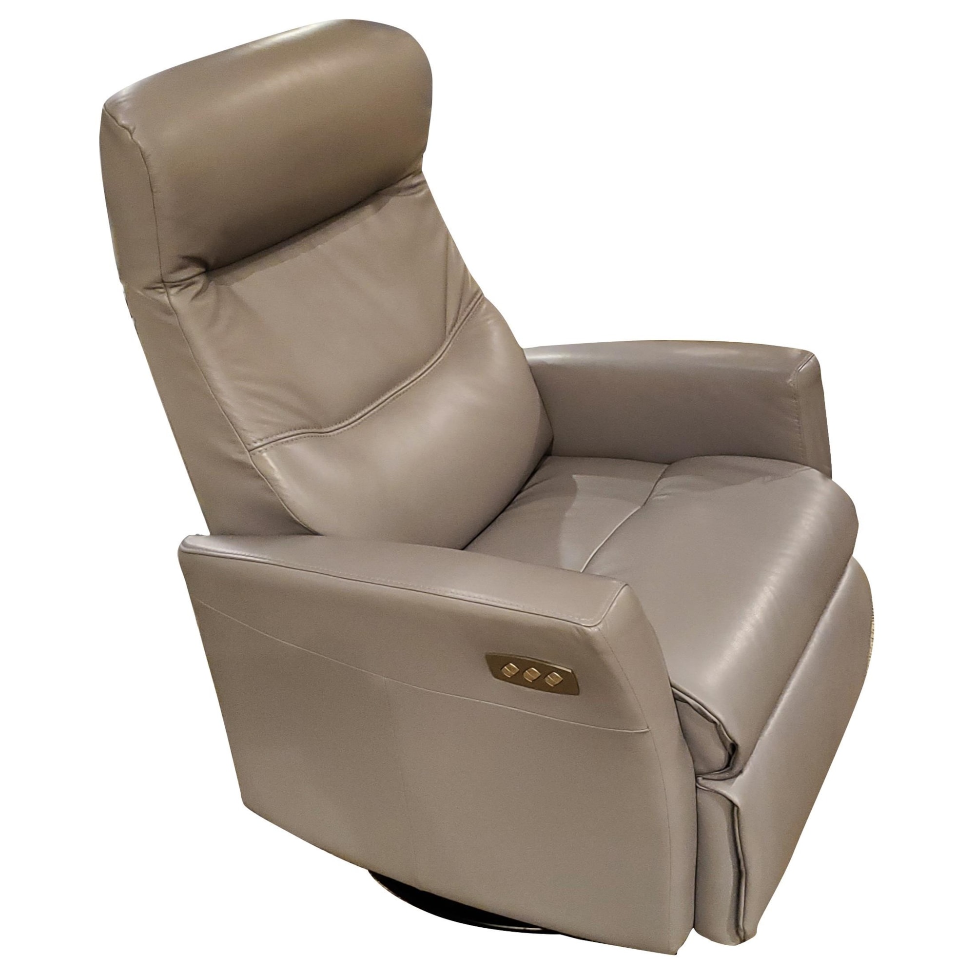 IMG Norway Lord 1452018 Leather Power Recliner with Adjustable Headrest