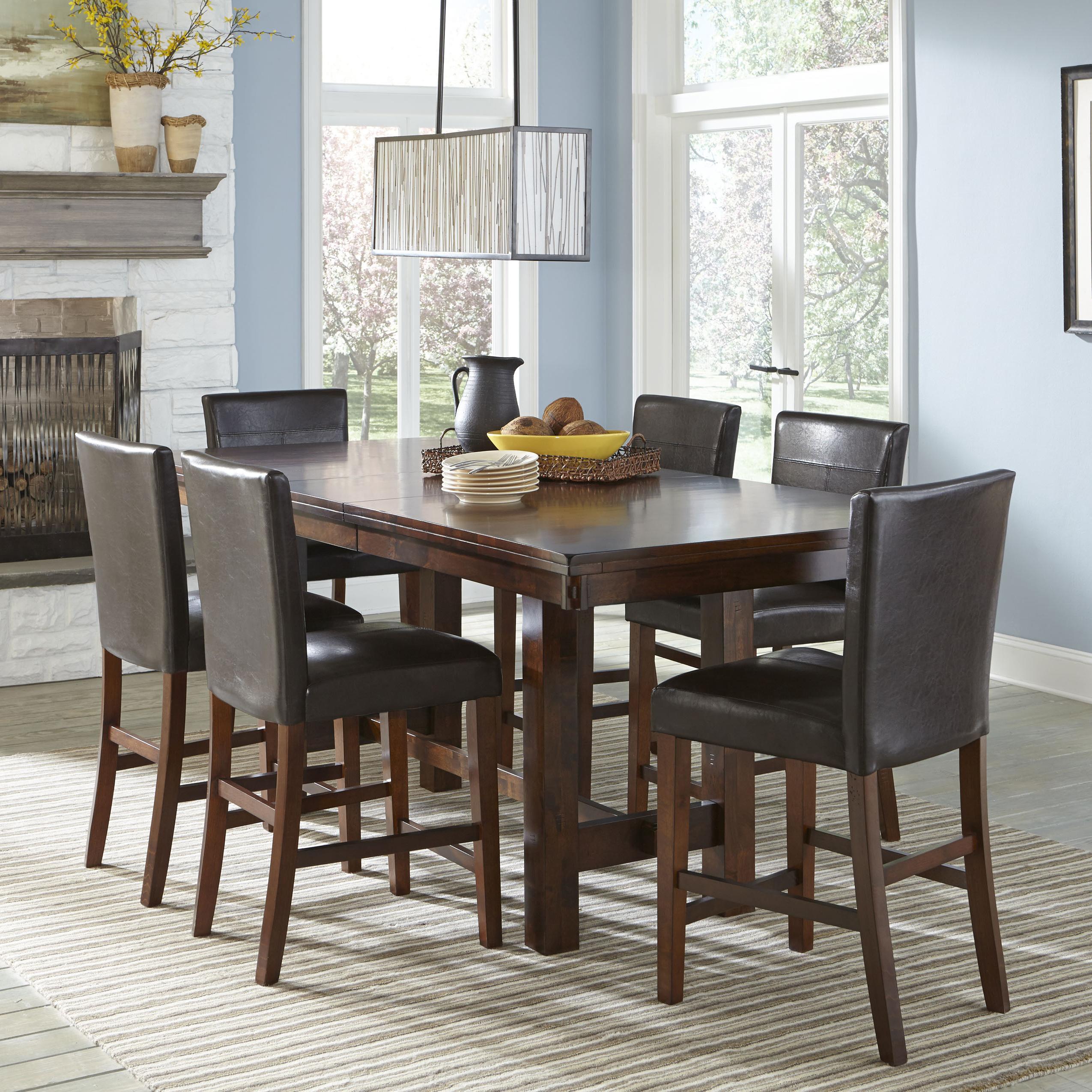 Intercon Kona INCKA TA 4090 RAI Counter Height Table with Leaf