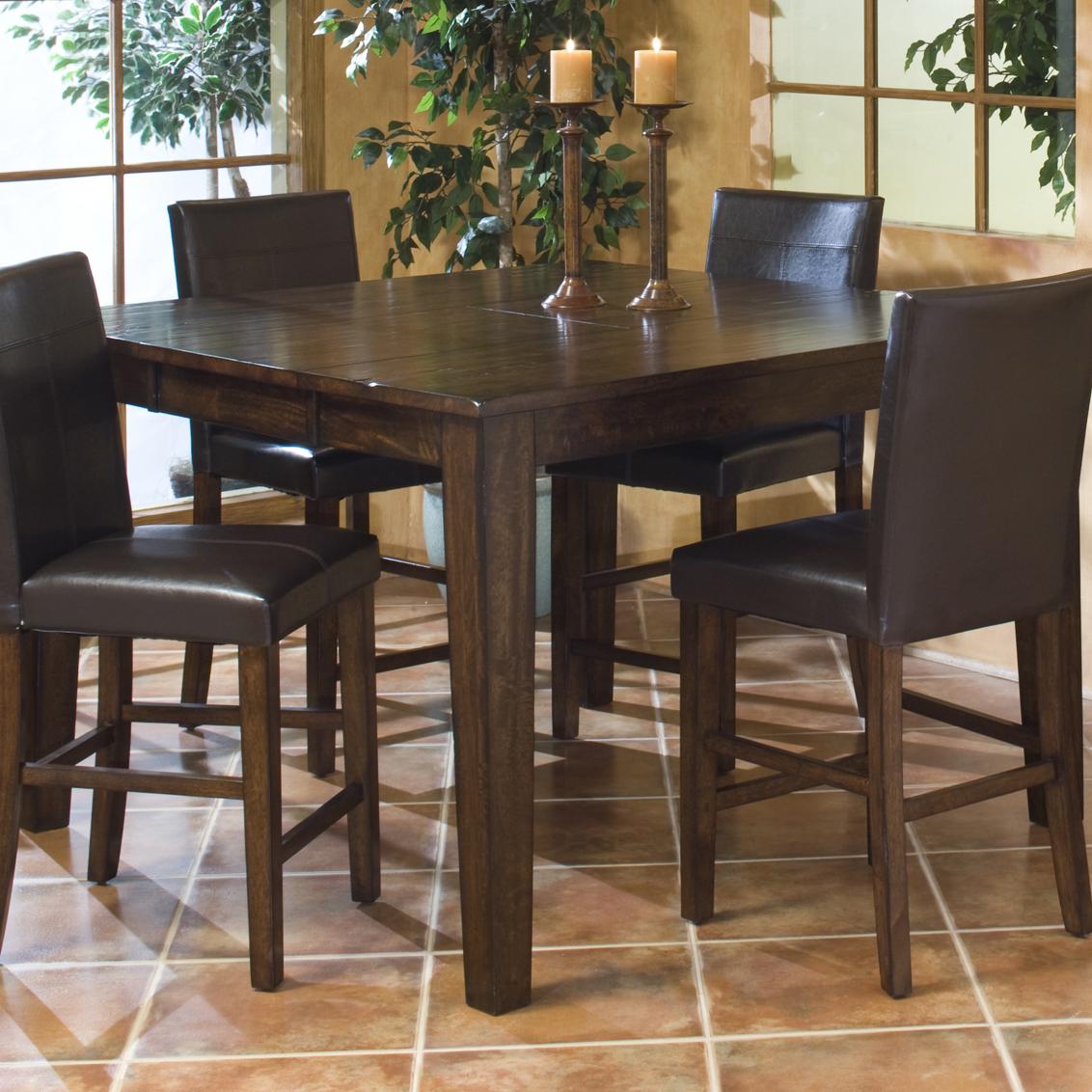 Butterfly leaf best sale pub table