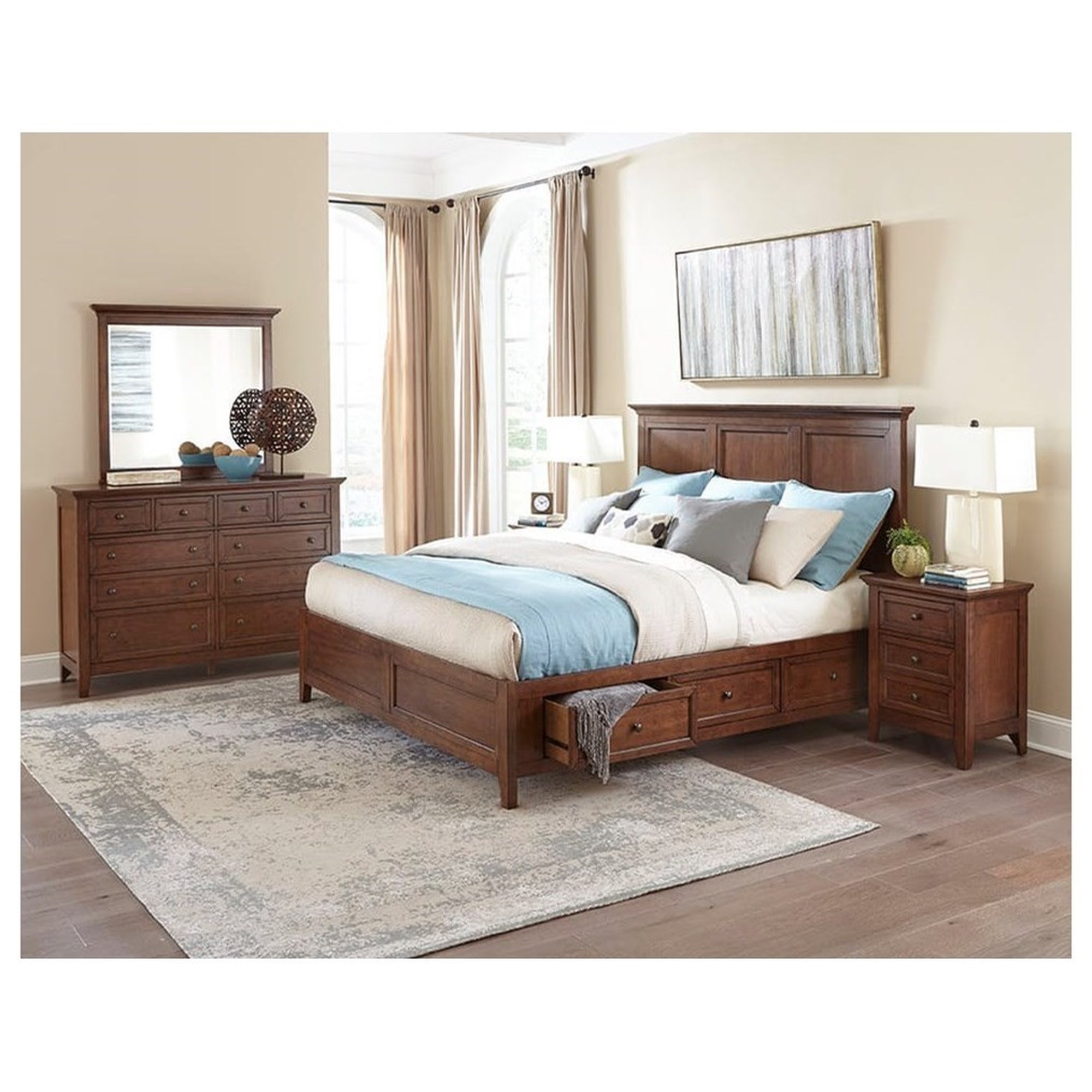 Oak Park 12 Drawer Storage Bed Intercon Furniture, 3 Reviews