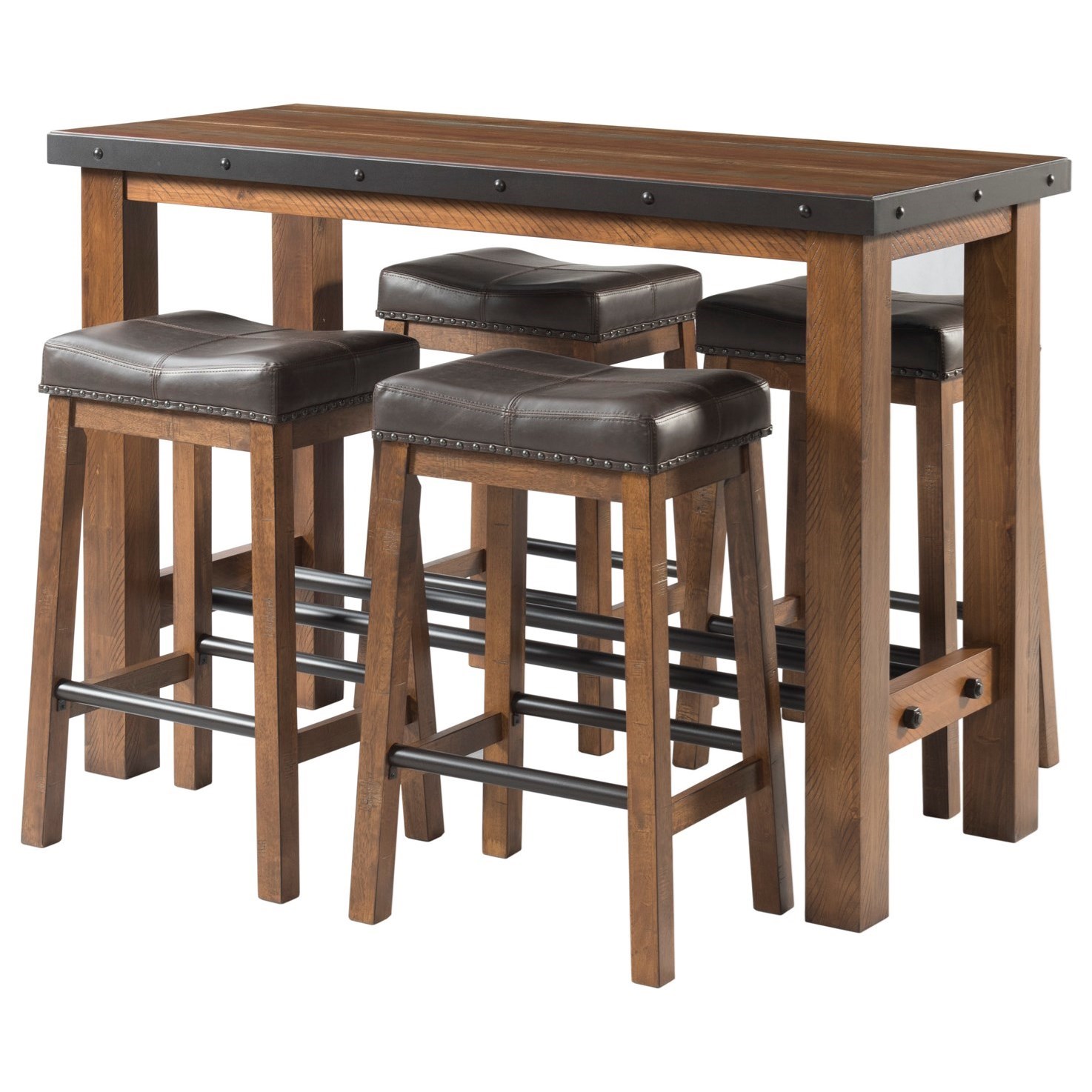 Rustic online pub set