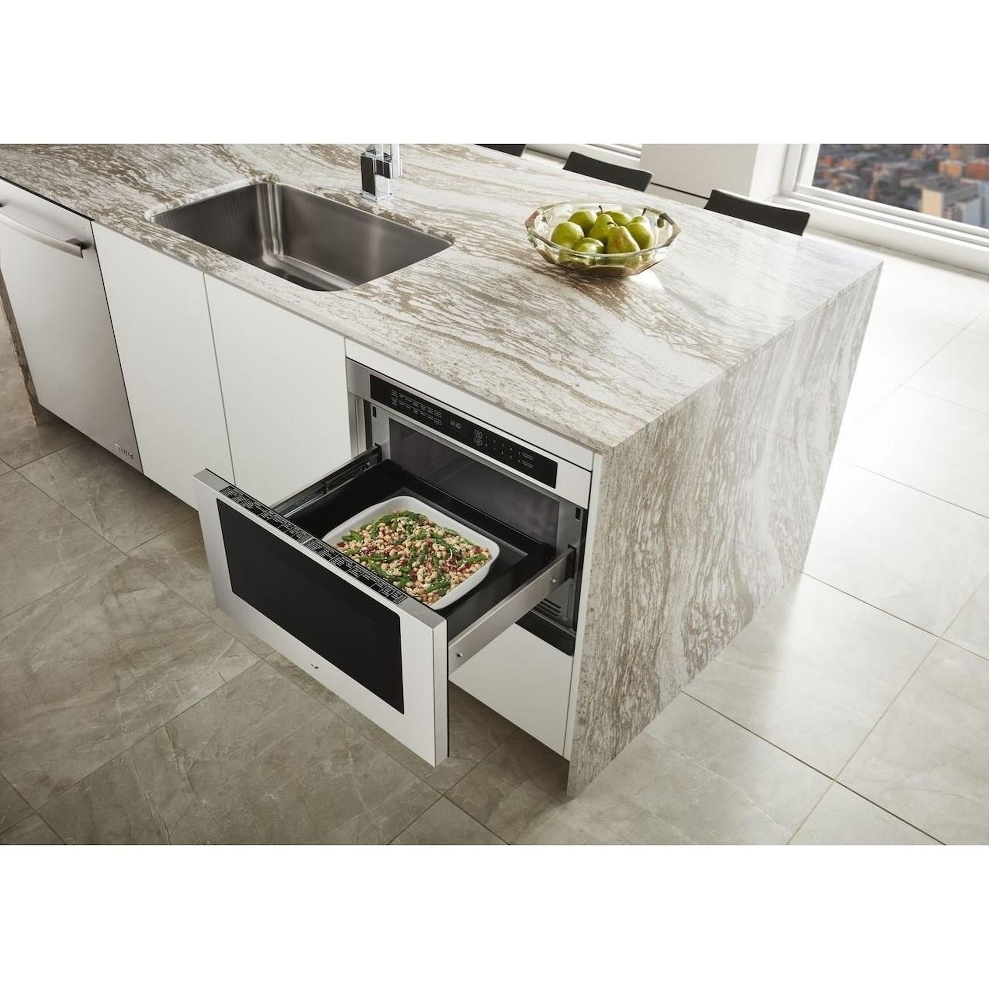 JennAir JMDFS24GS 24” Under Counter Microwave Oven with Drawer Design