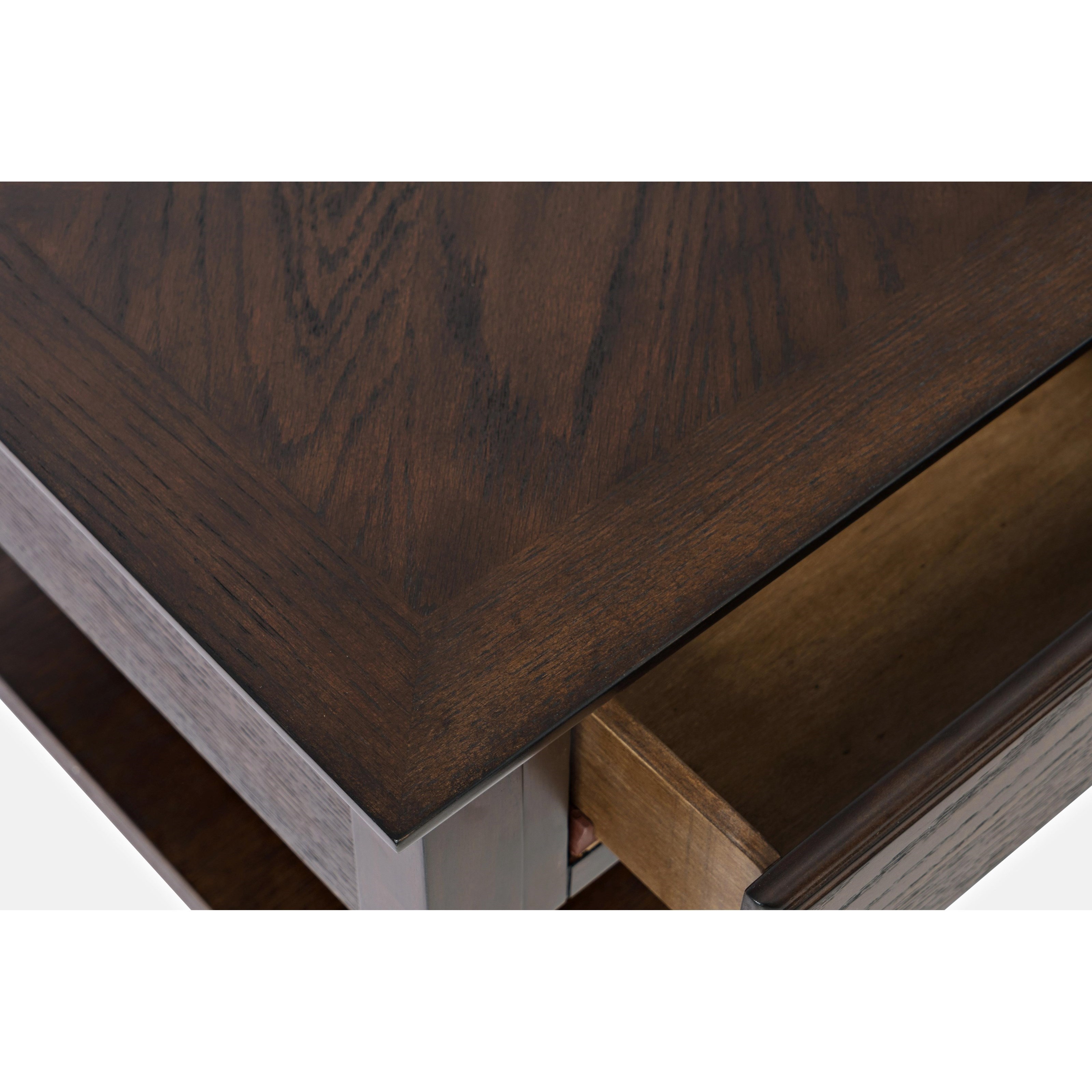Espresso top cocktail table