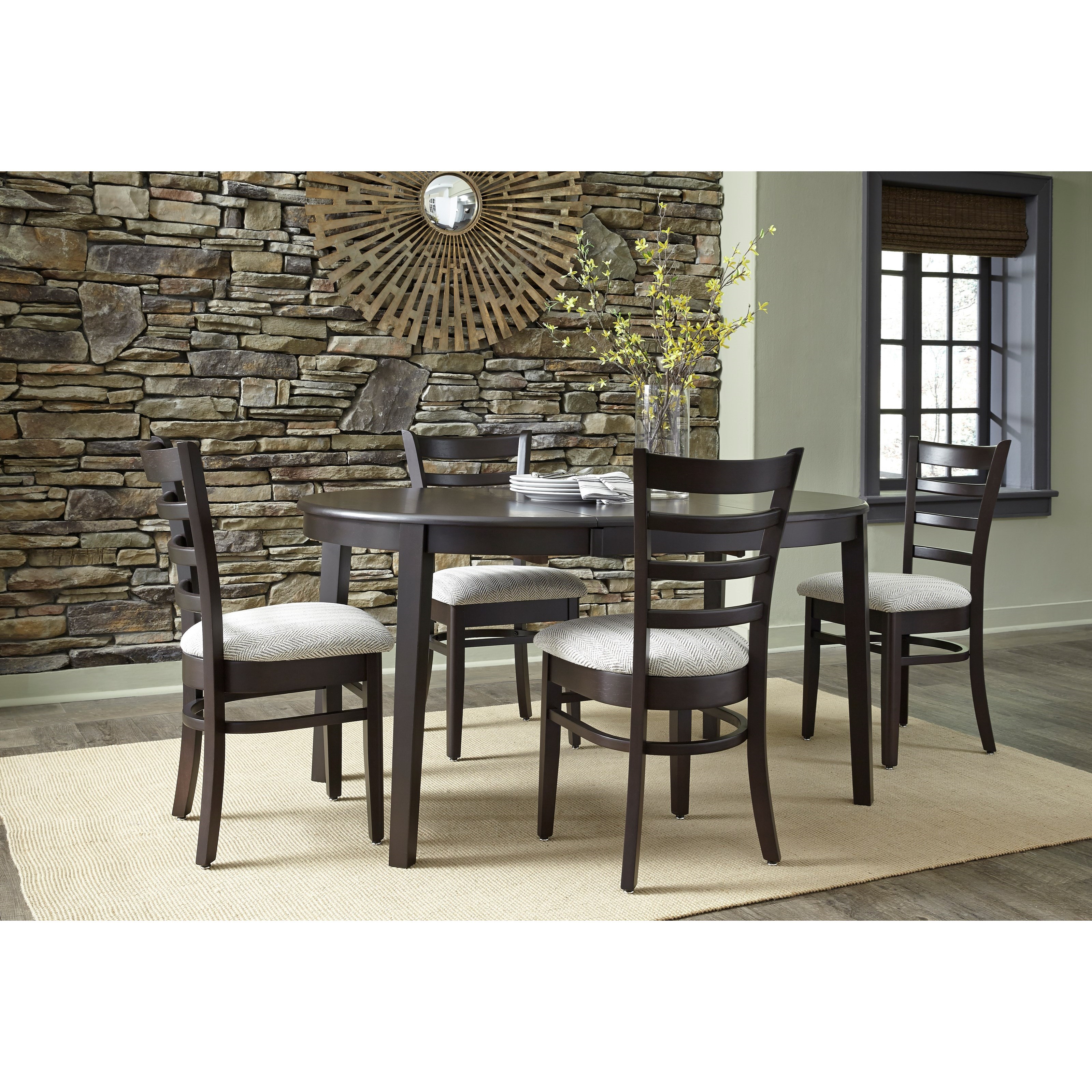 John Thomas SELECT Dining C 617B Emily Side Chair with Ladderback
