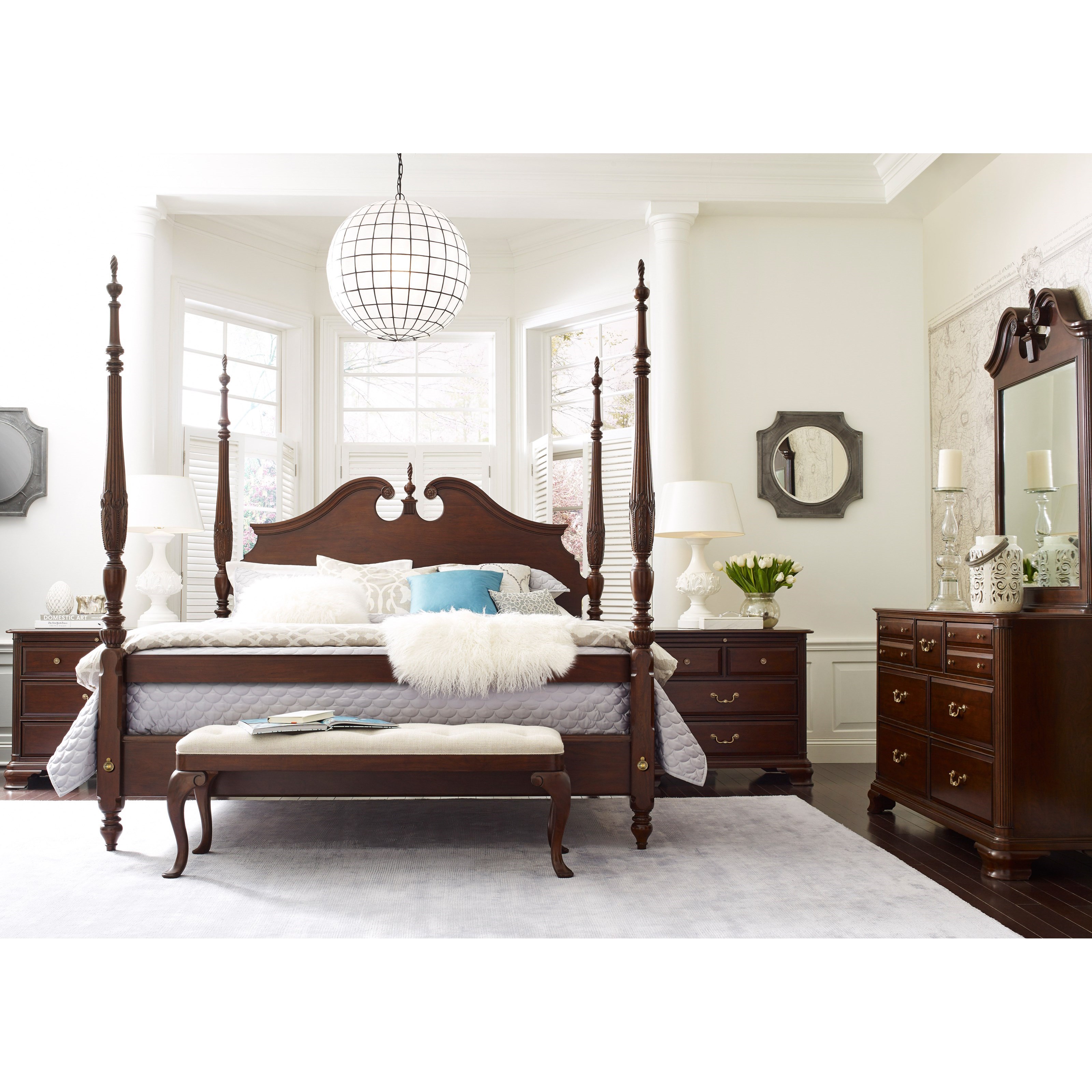 Kincaid Furniture Hadleigh 664650728 Traditional Bed Bench with