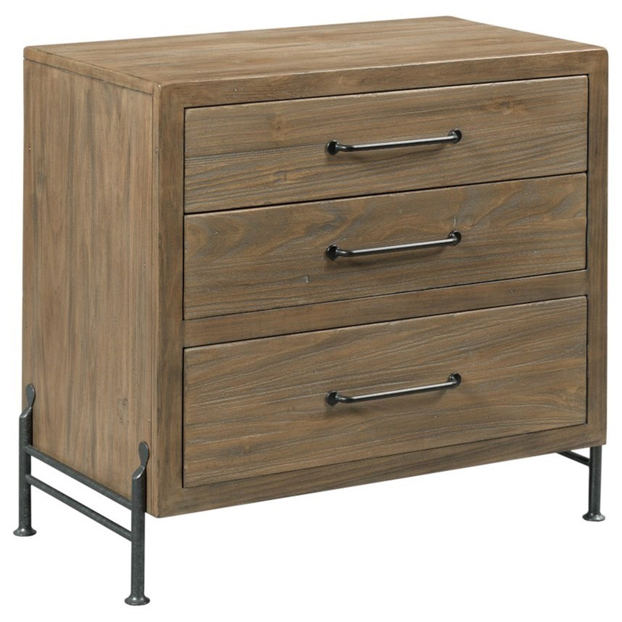 Kincaid Furniture Modern Forge 156296754 Smithville 3-Drawer Solid Wood ...