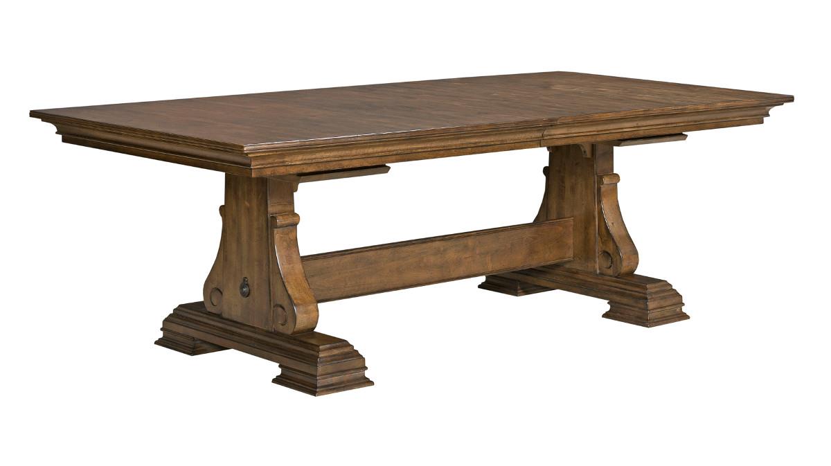 Trestle table sales with bench