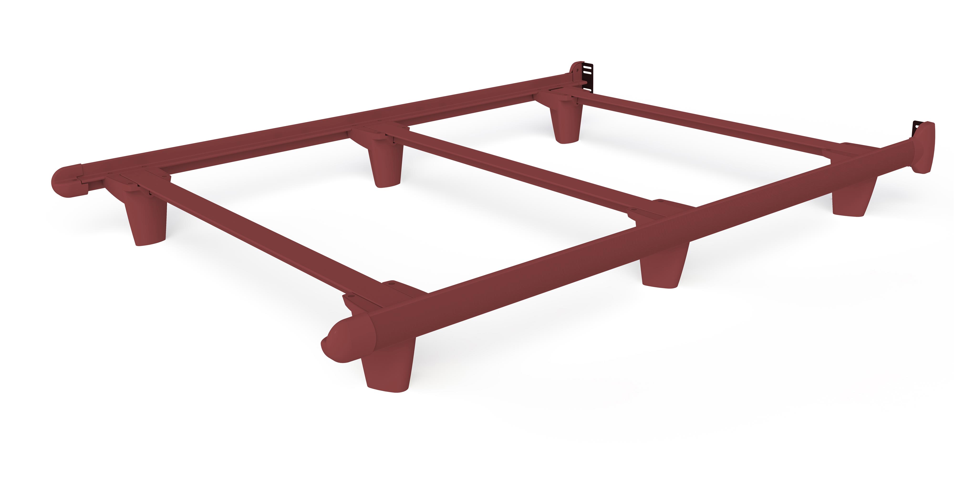 Knickerbocker Embrace E44932254 Full Bed Frame Red HomeWorld