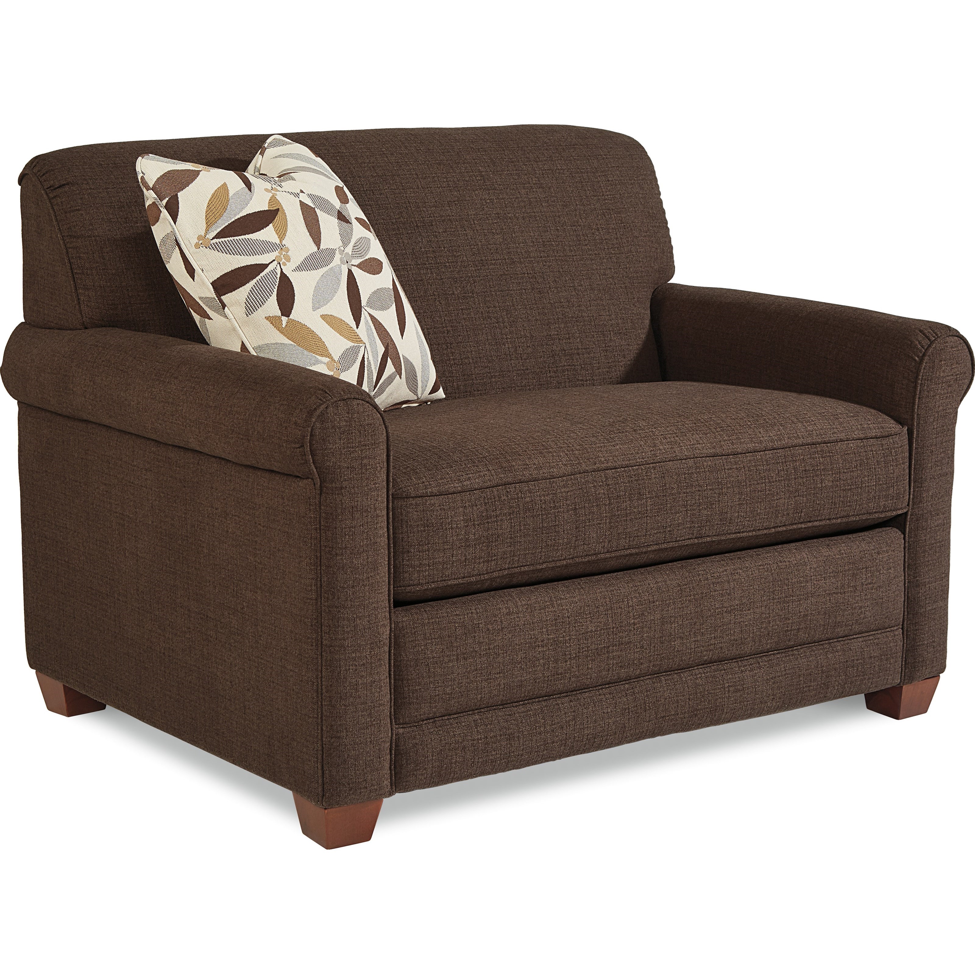 Mocha corduroy jayce sleeper sale chair