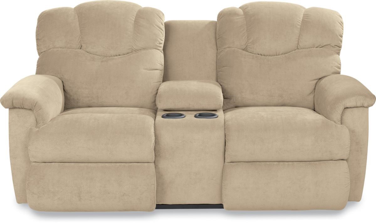 La-Z-Boy Lancer 490515 Reclining Loveseat with Console and Cup 