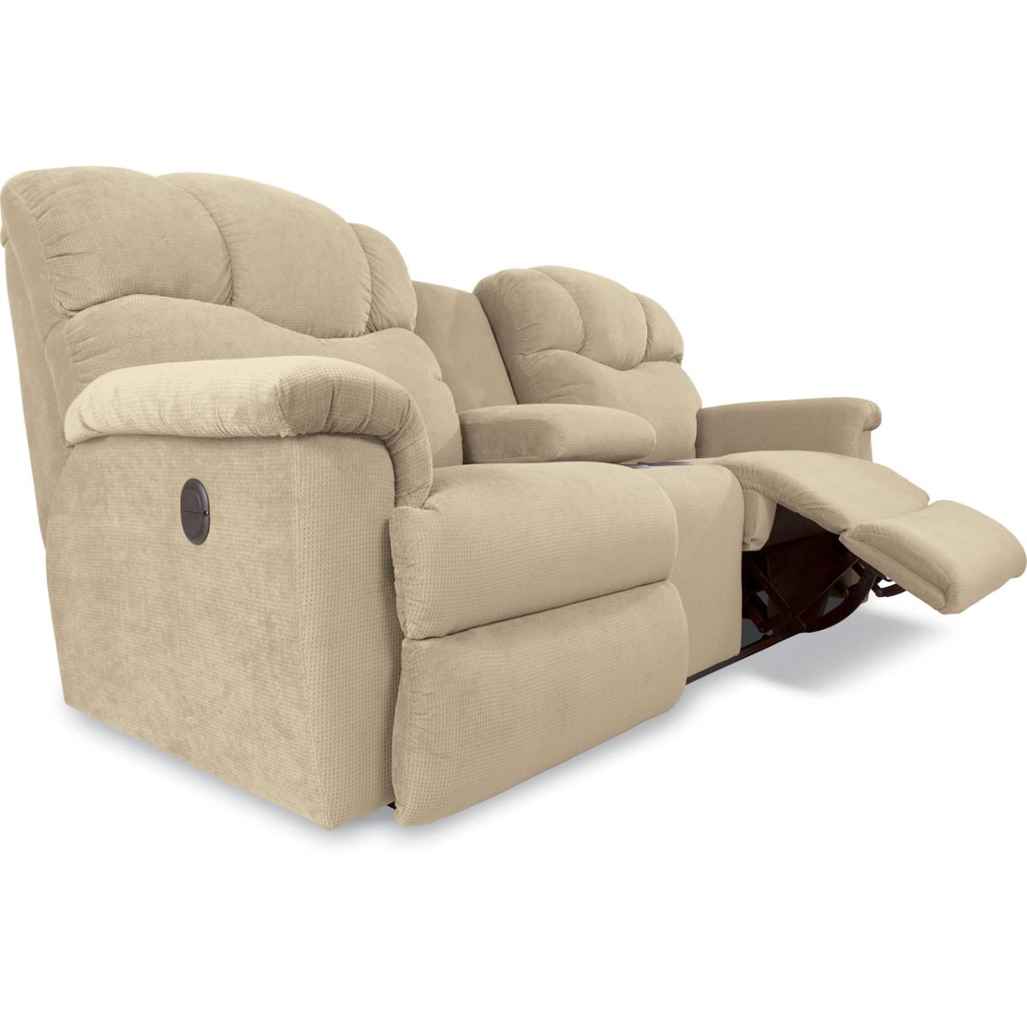 LaZBoy Lancer 49P515 Power Reclining Loveseat with Cupholder Storage Console & USB Ports