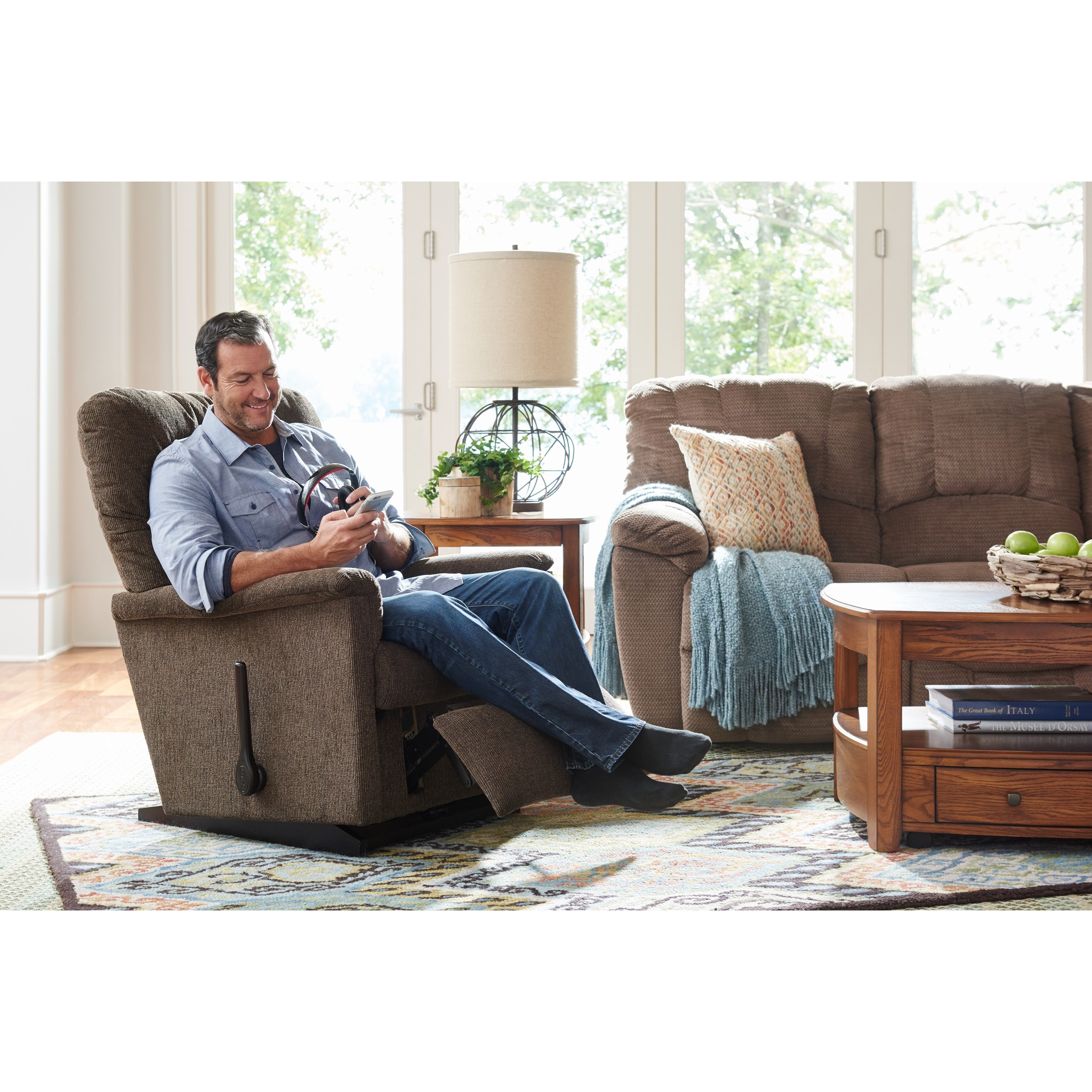 Lazy boy collage rocking recliner store