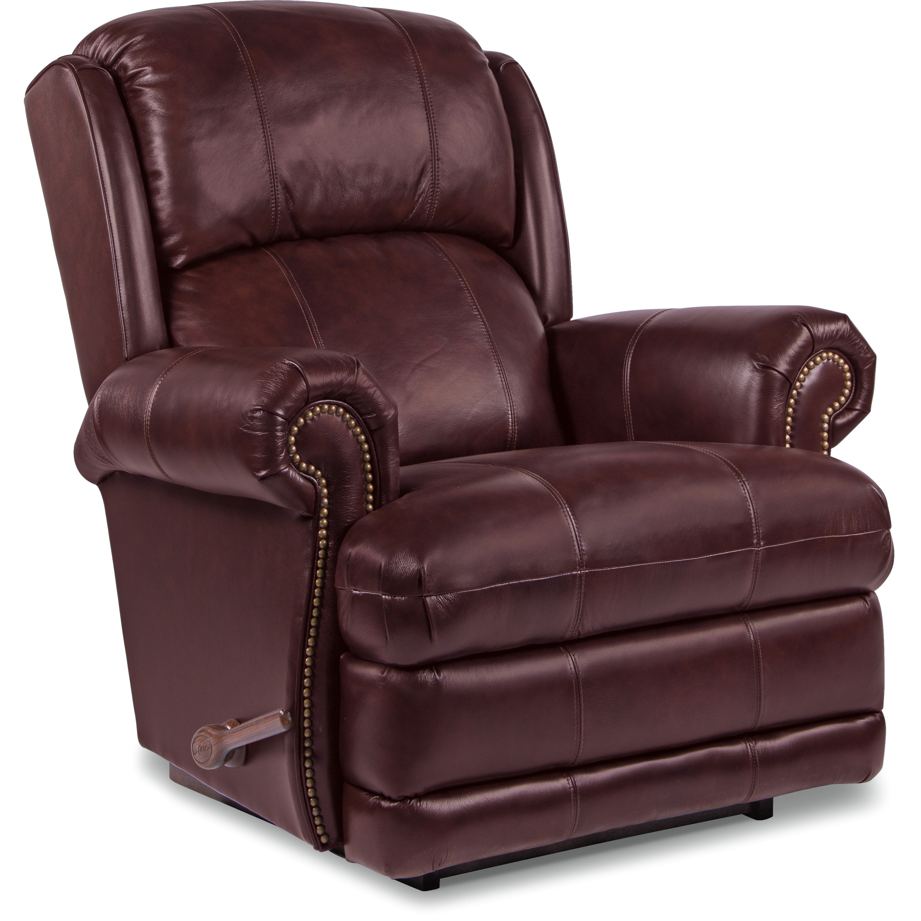 La Z Boy Kirkwood 010768 Rocking Recliner with Nailhead Studs