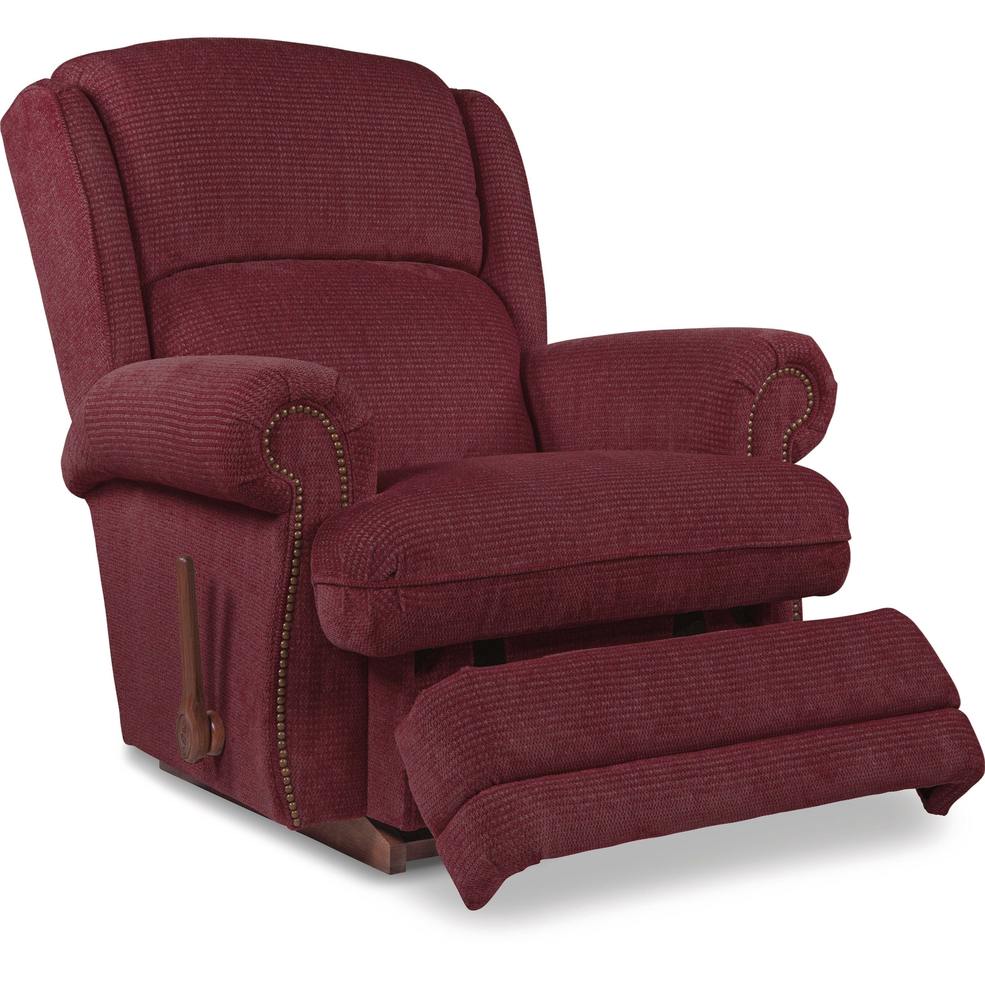 La Z Boy Kirkwood 017768 Swivel Glider Recliner with Nailhead