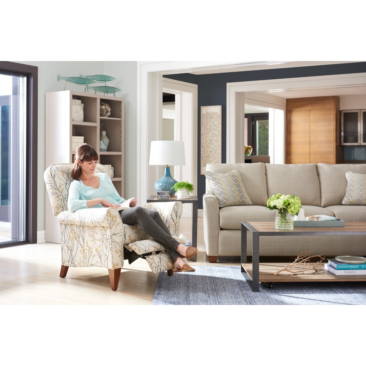 La Z Boy Recliners 028450 Haven High Leg Recliner Jordan s Home