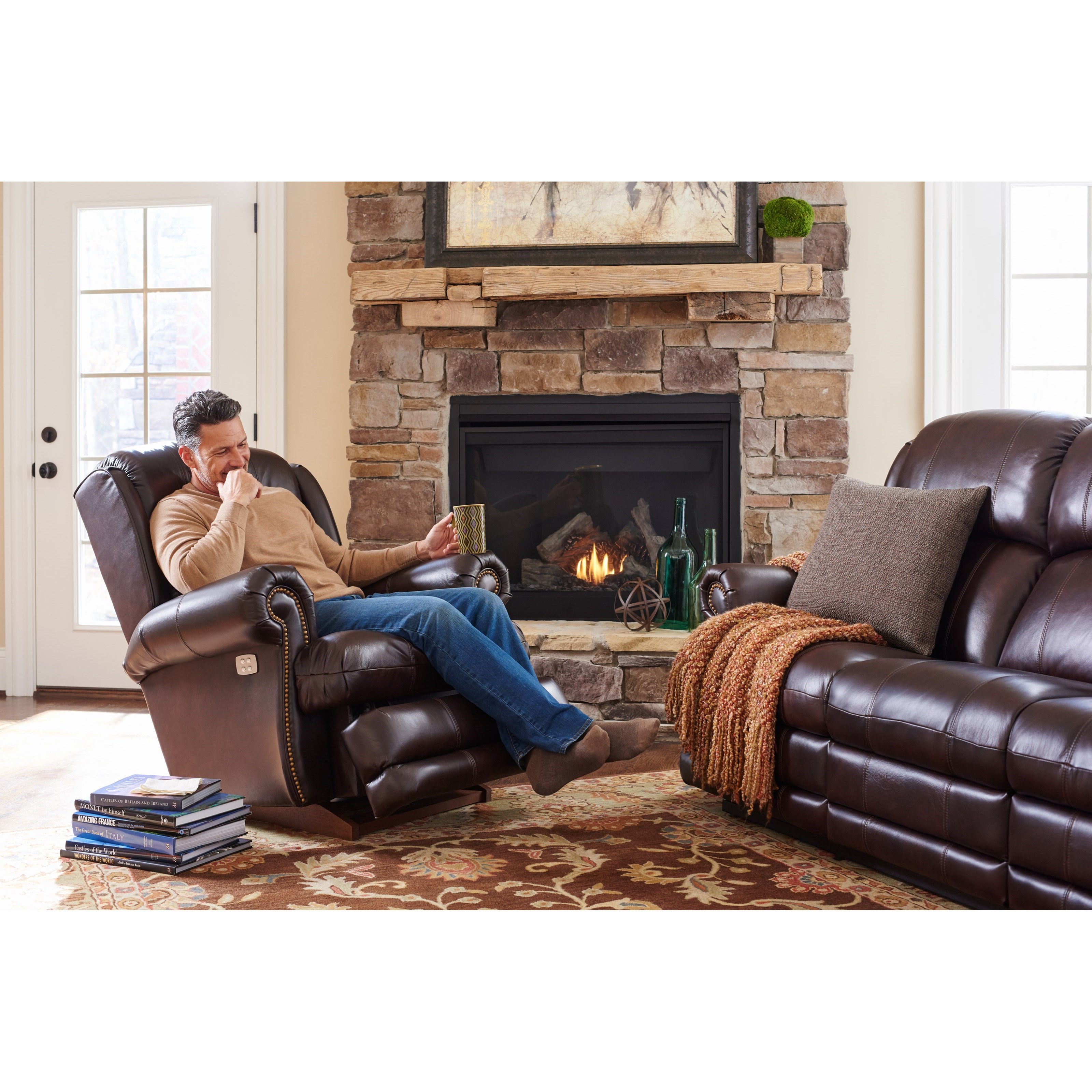 Kirkwood online leather recliner