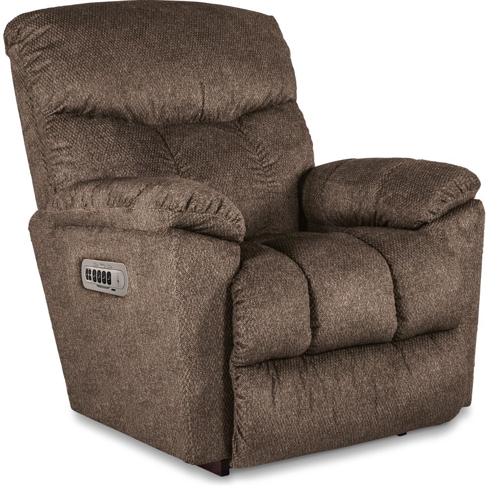 La Z Boy Morrison 10X766 Casual Power Rocking Recliner w Headrest