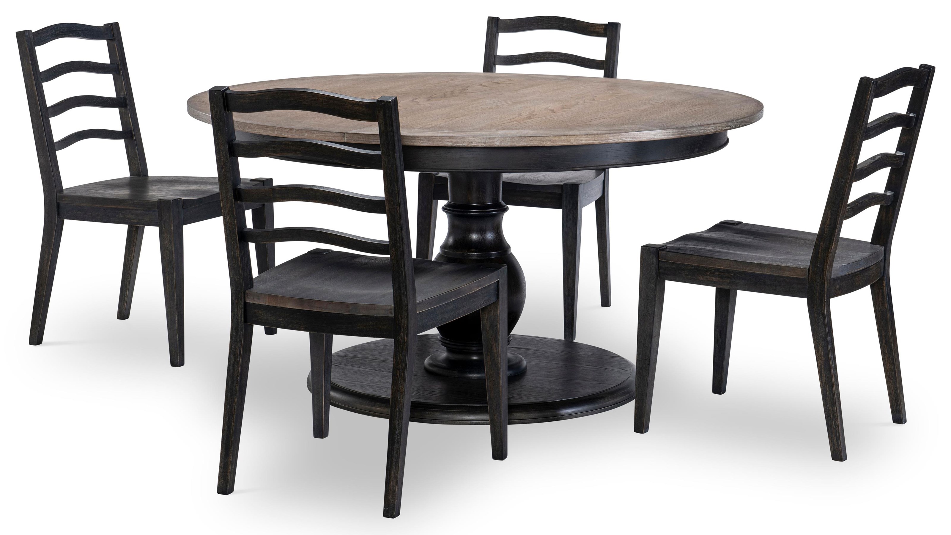 Round shape deals dining table set