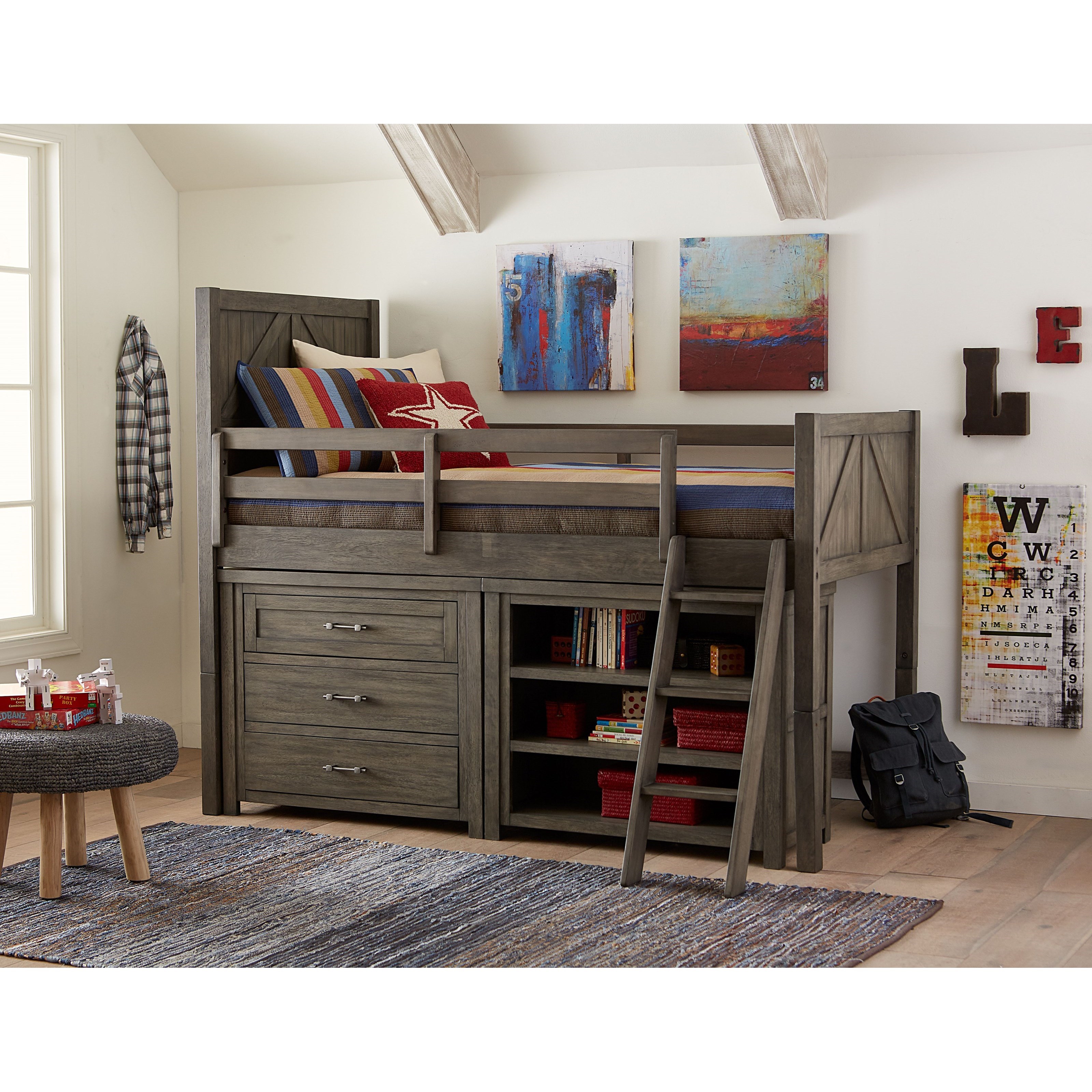Rustic sales kids dresser