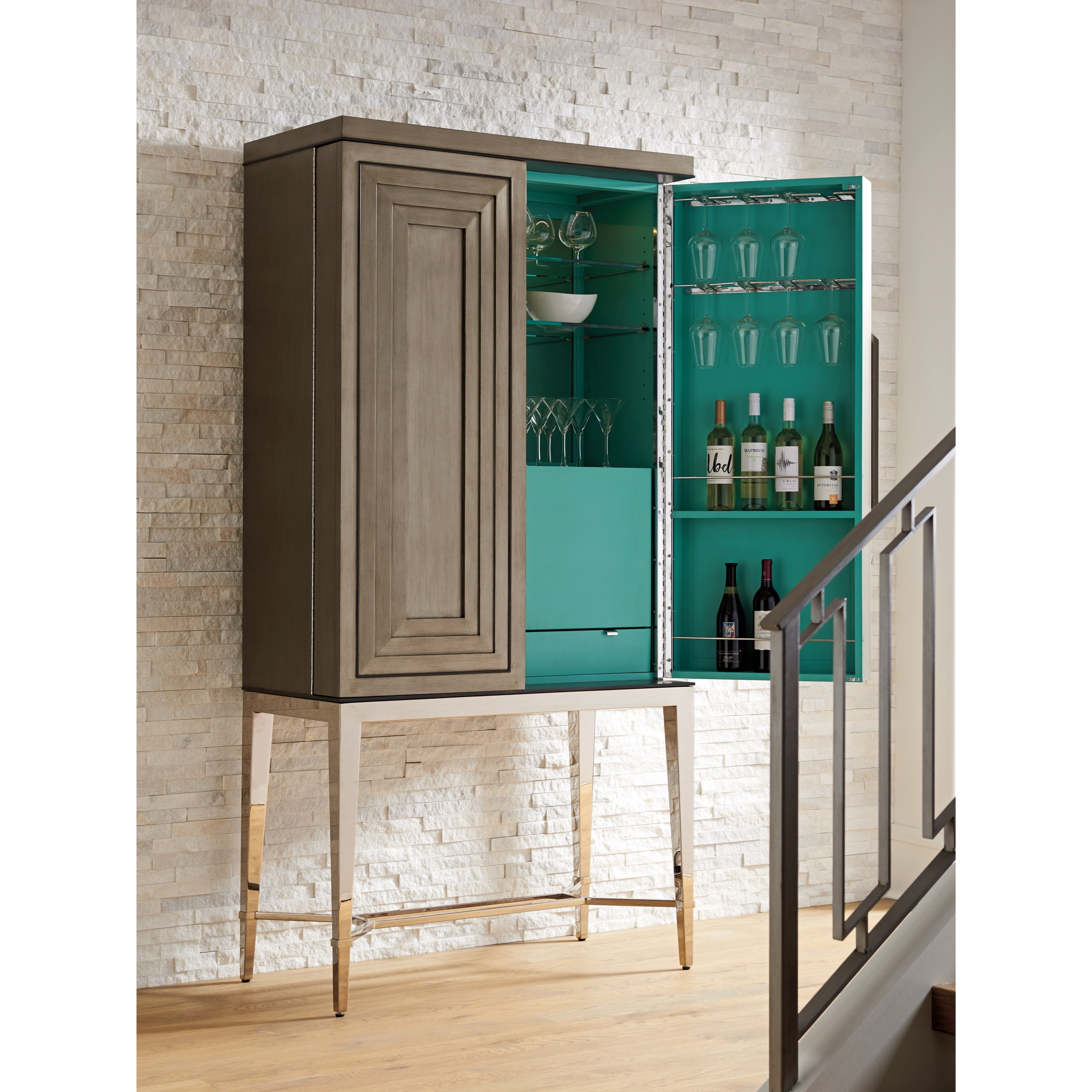Lexington ariana cheap cheval bar cabinet