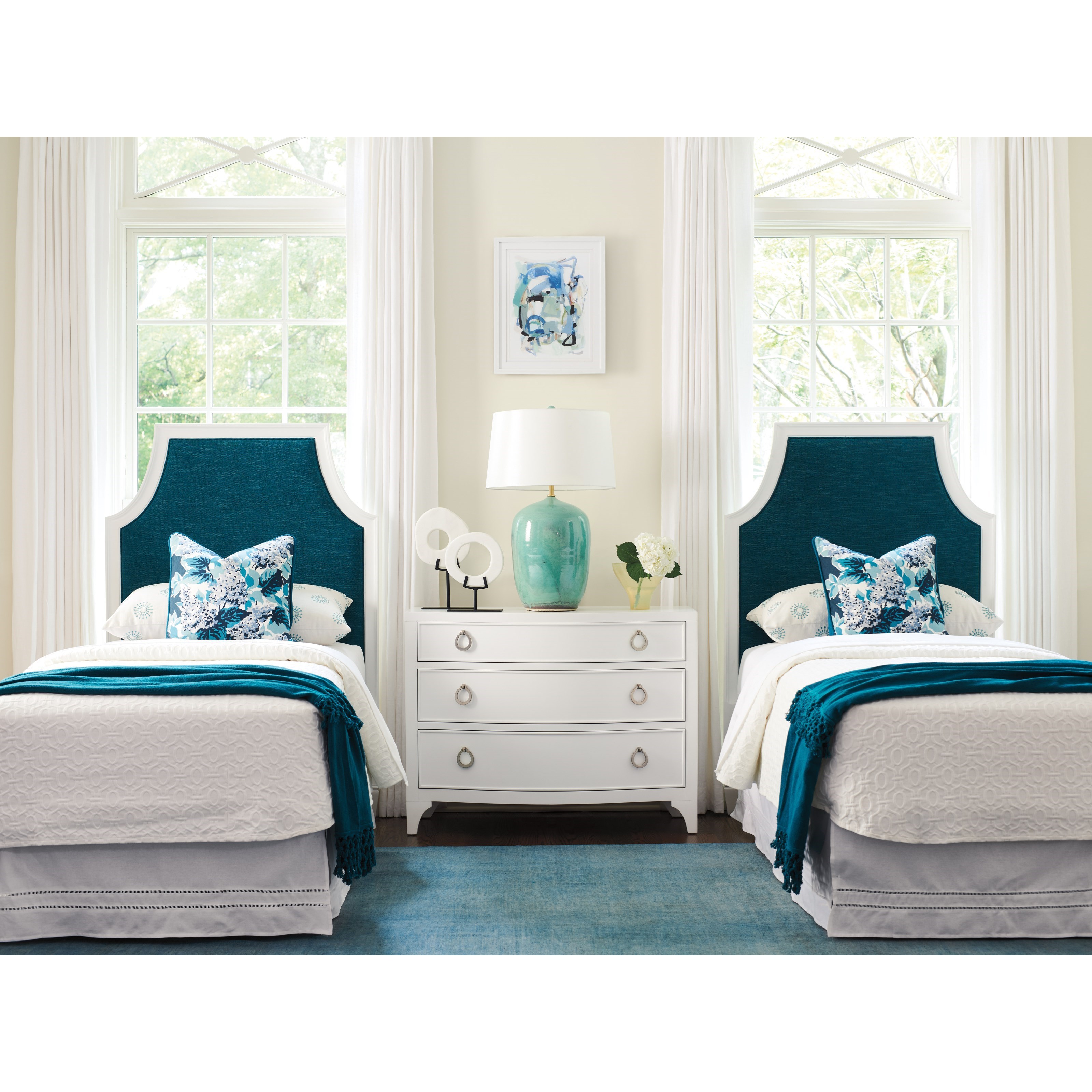 Inverness upholstered platform sales bed